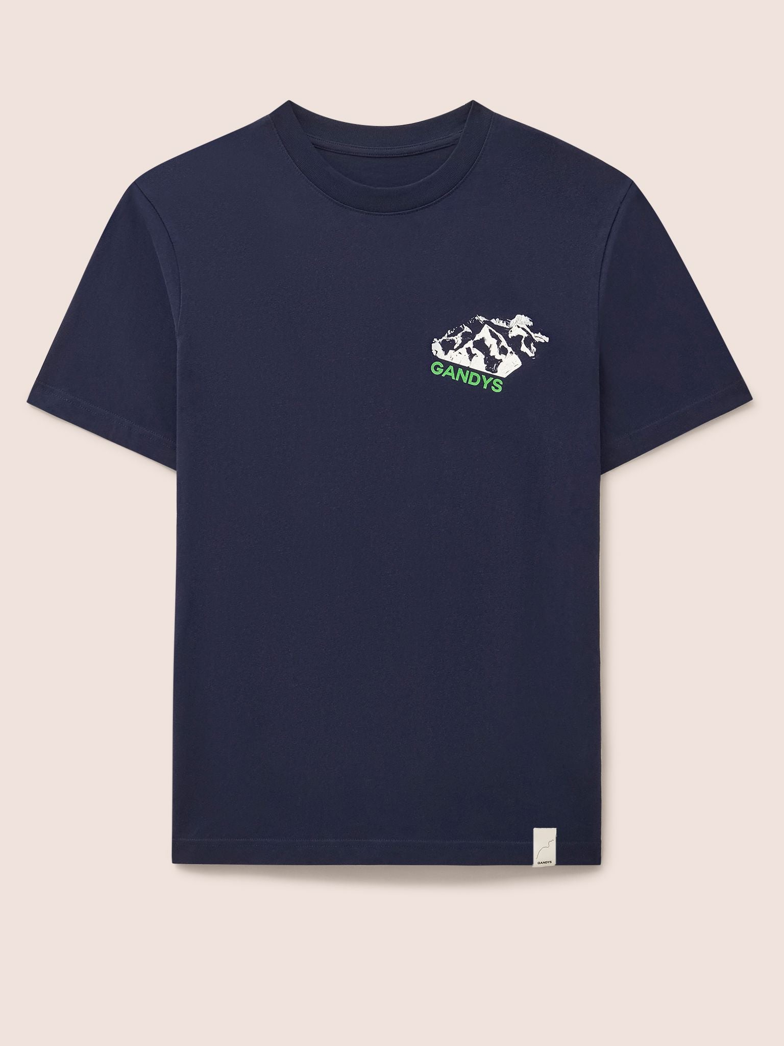 Navy Himalaya T-Shirt T-Shirts- Gandys