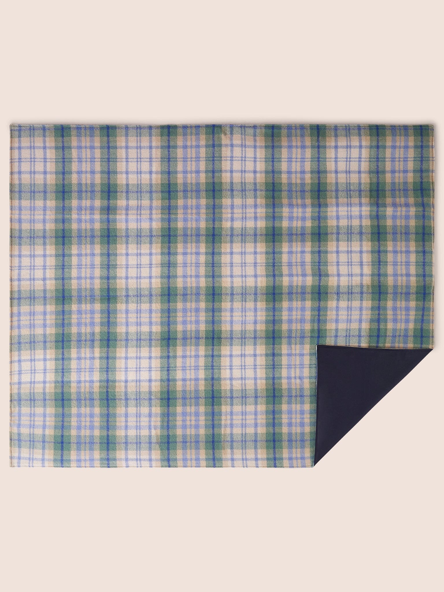 Navy Packable Picnic Blanket Accessories- Gandys