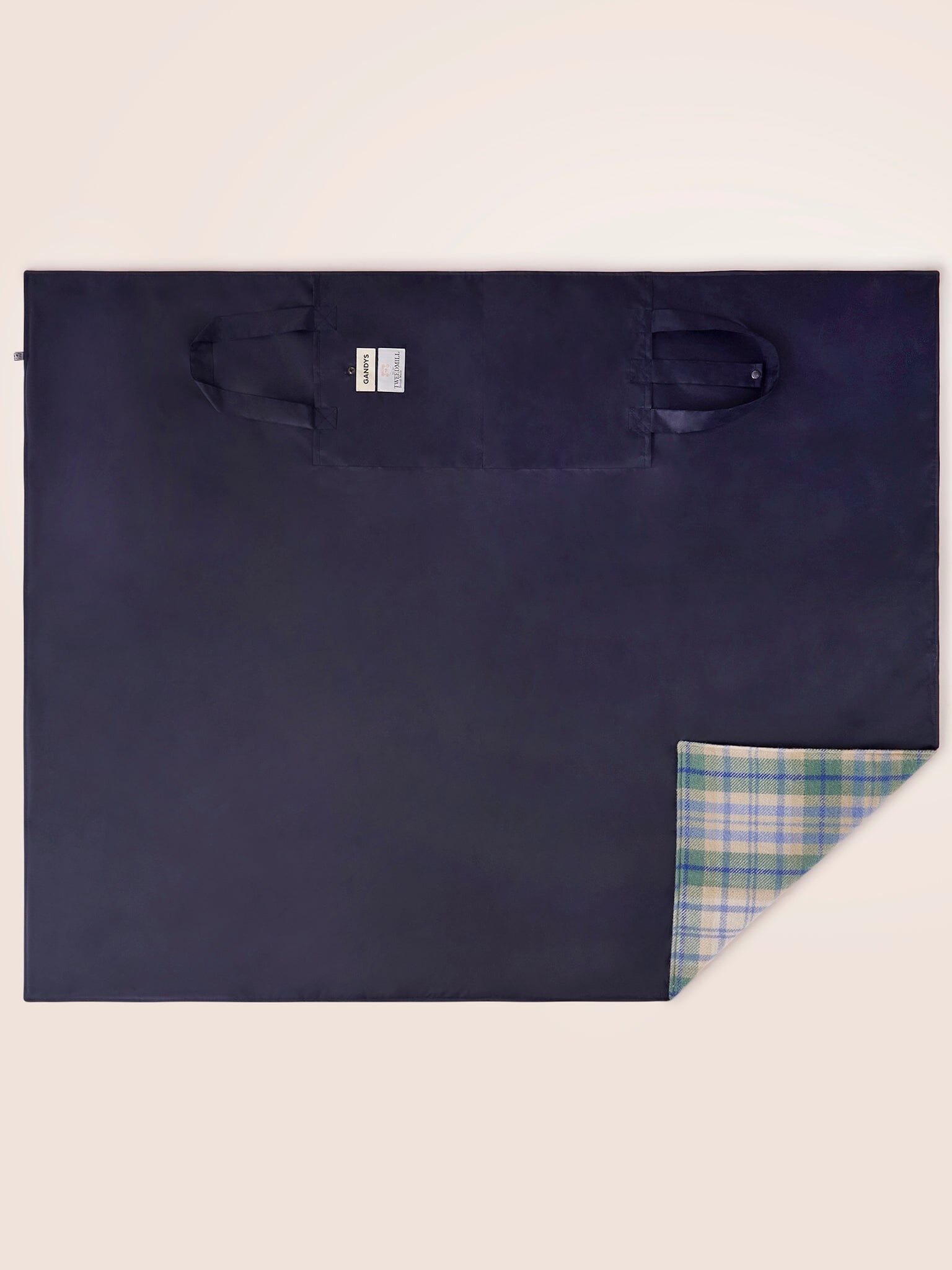 Navy Packable Picnic Blanket Accessories- Gandys