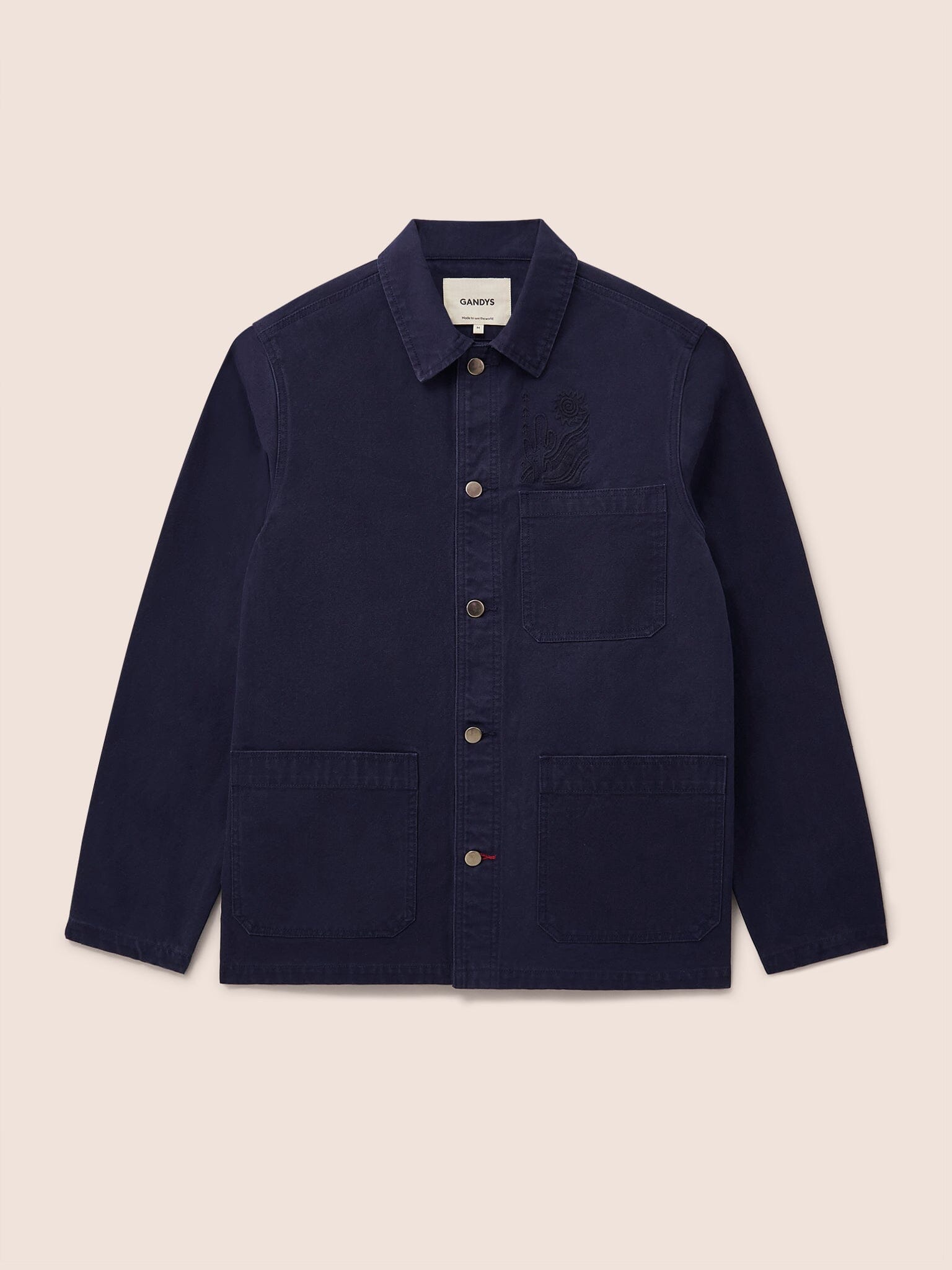 Navy Tecopa Chore Jacket - Gandys