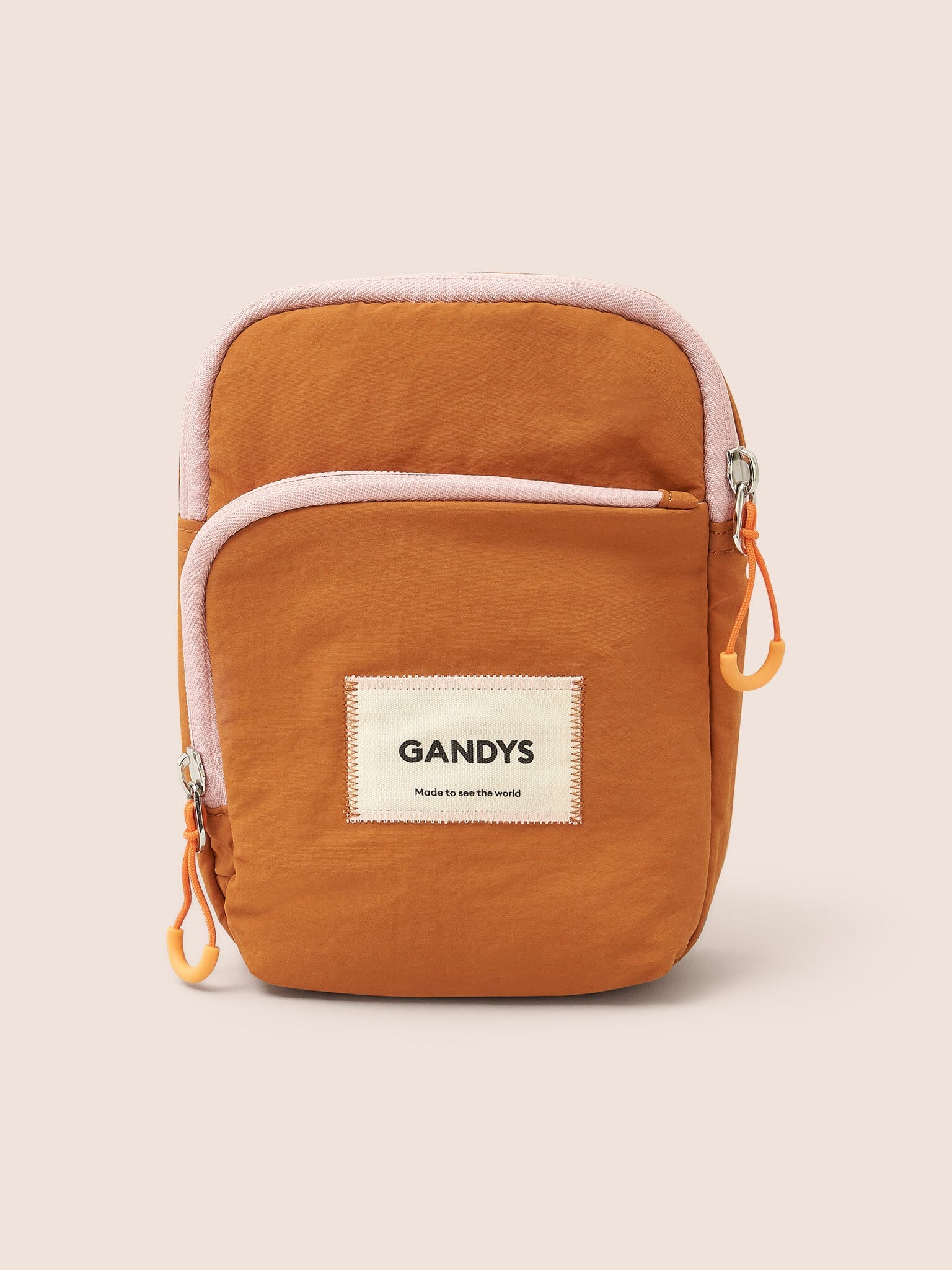 Orange Bello Small Crossbody Bag Bags- Gandys