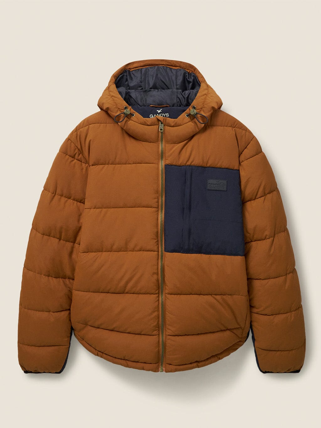 Orange Berland Puffer Jacket Outerwear- Gandys