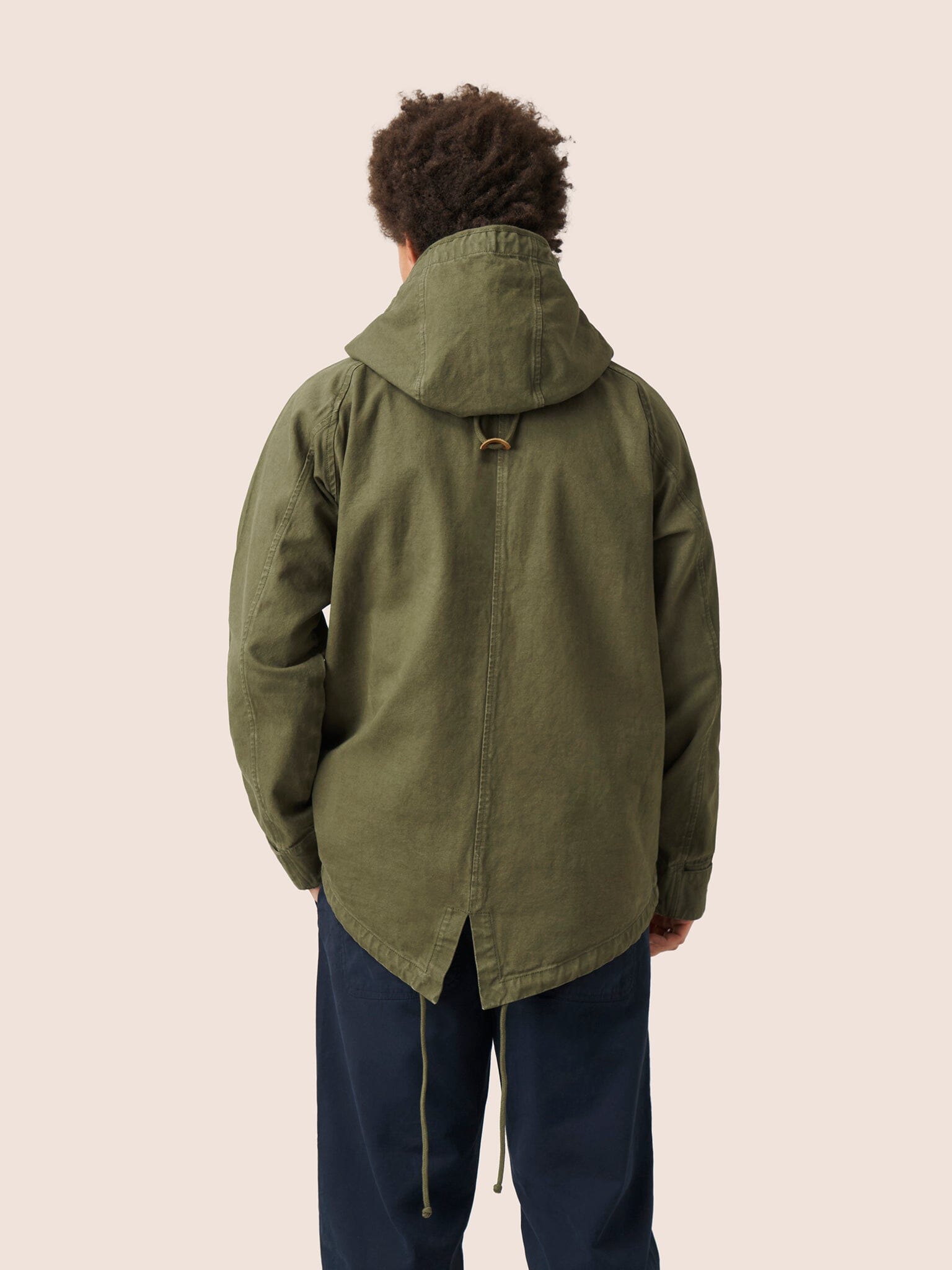 Oslo Cotton Overhead Parka Jacket Outerwear- Gandys
