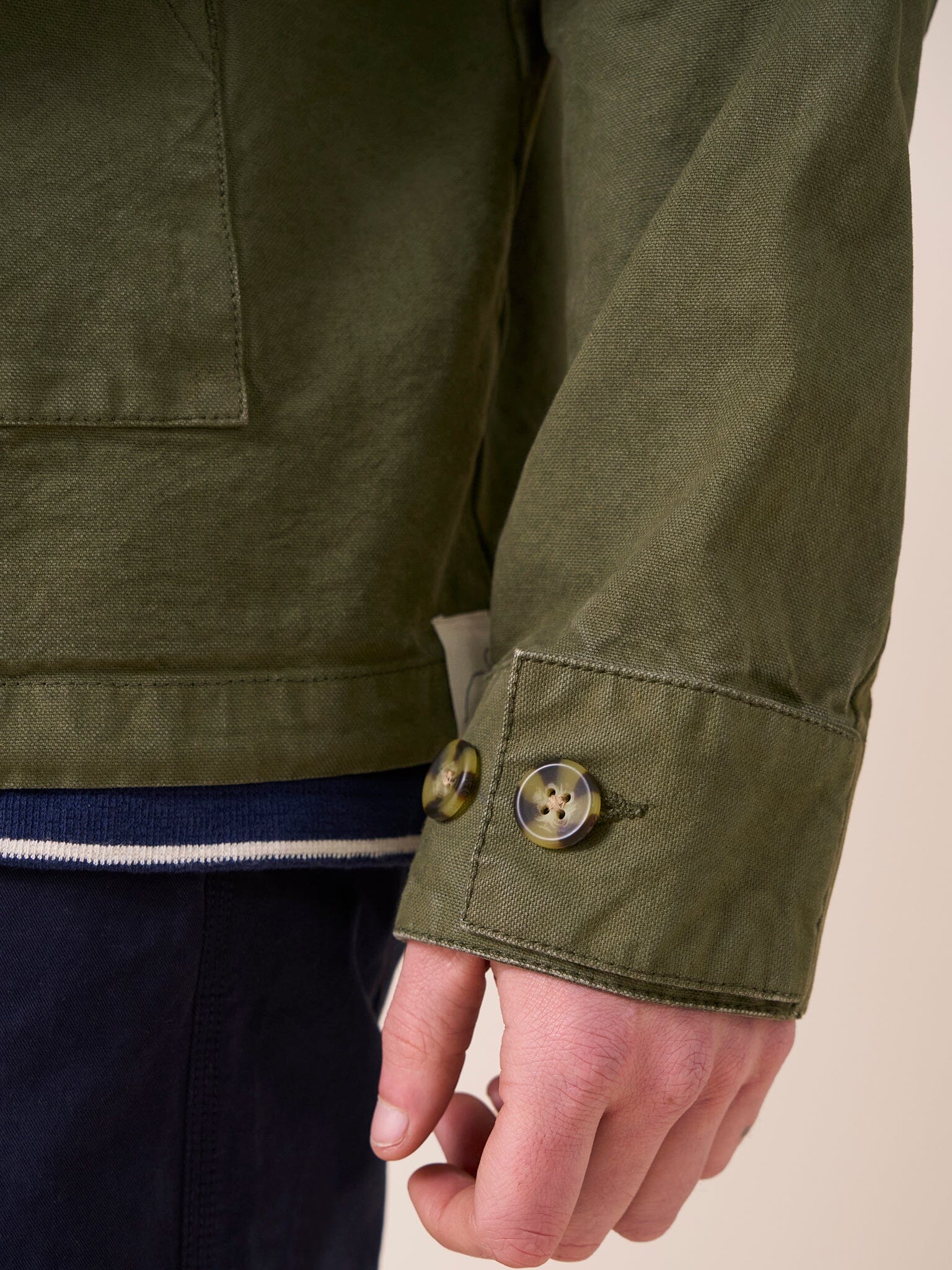 Oslo Cotton Overhead Parka Jacket Outerwear- Gandys