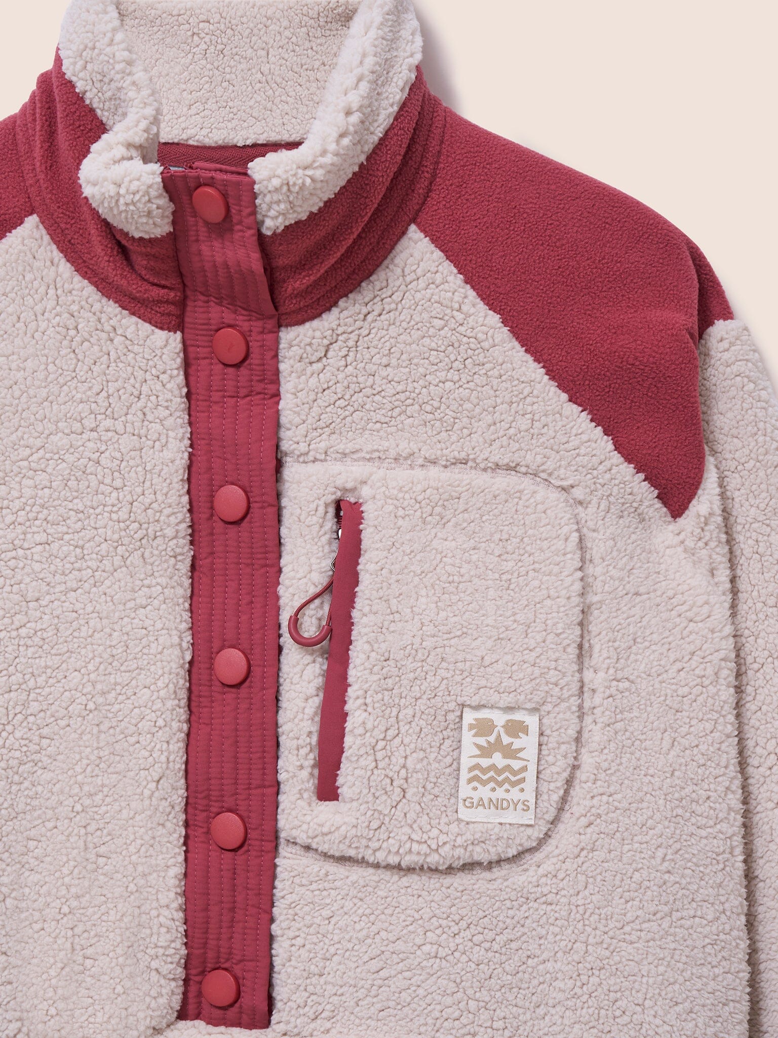 Overhead Fleece in Oatmeal Layering- Gandys