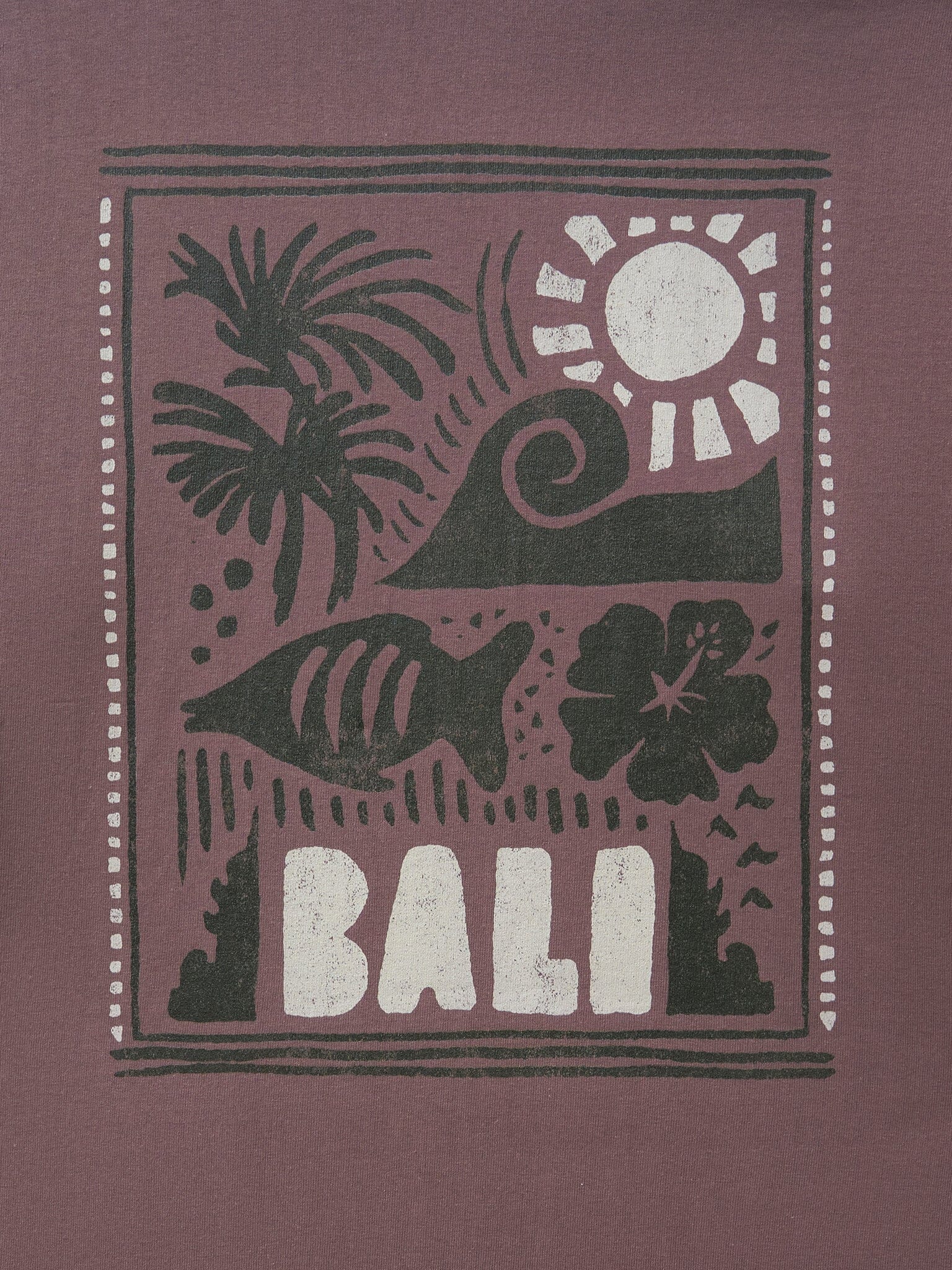 Pink Bali Campus T-Shirt T-Shirts- Gandys
