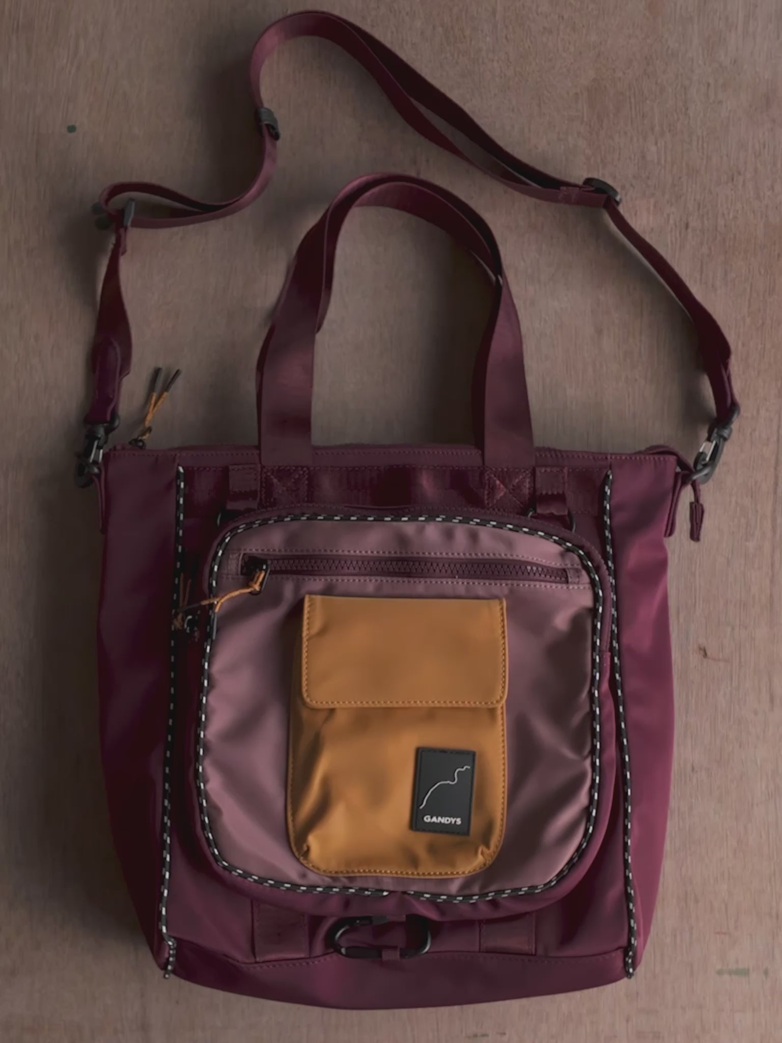 Urban Trek Recycled Modular Multiway Tote Bag in Navy