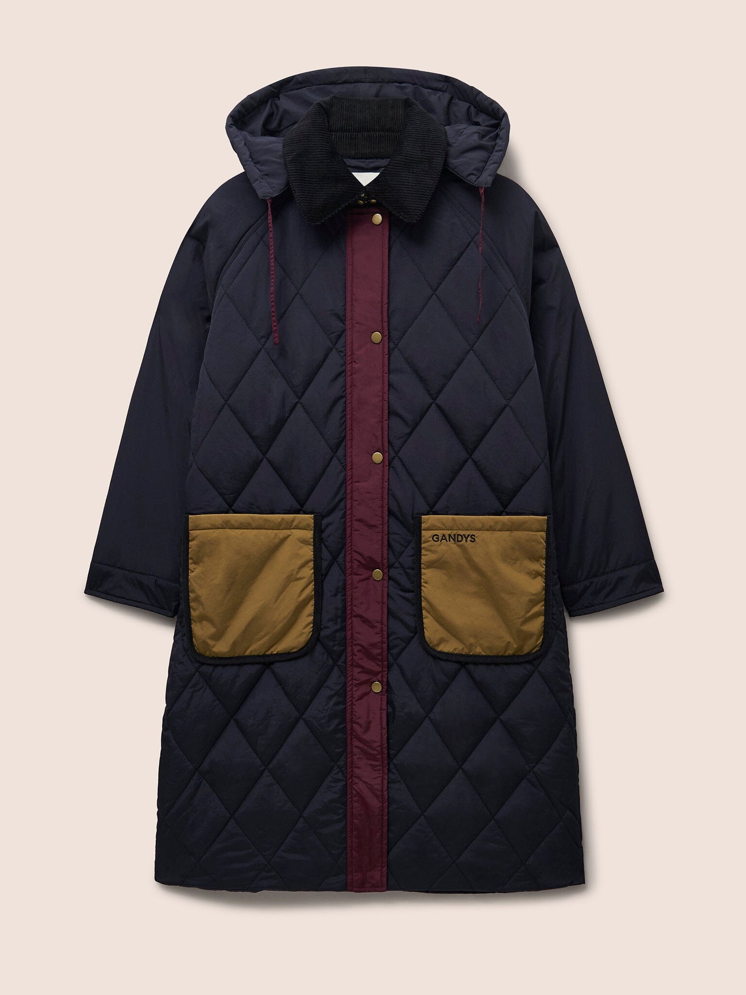 Quebec Quilted 3 in 1 Modular Longline Coat Outerwear- Gandys