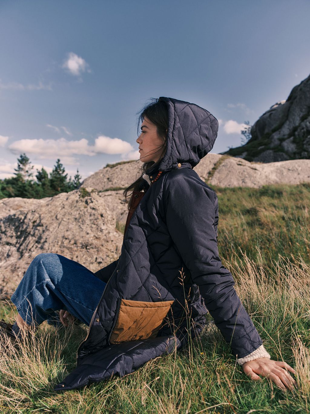 Quebec Quilted 3 in 1 Modular Longline Coat Outerwear- Gandys