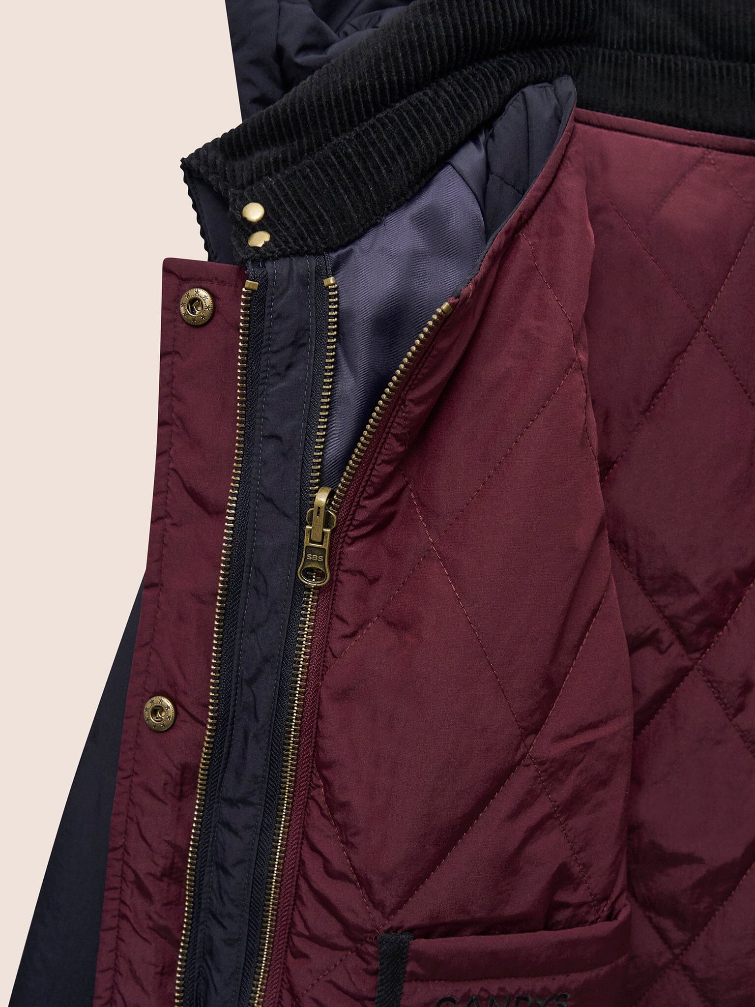 Quebec Quilted 3 in 1 Modular Longline Coat Outerwear- Gandys