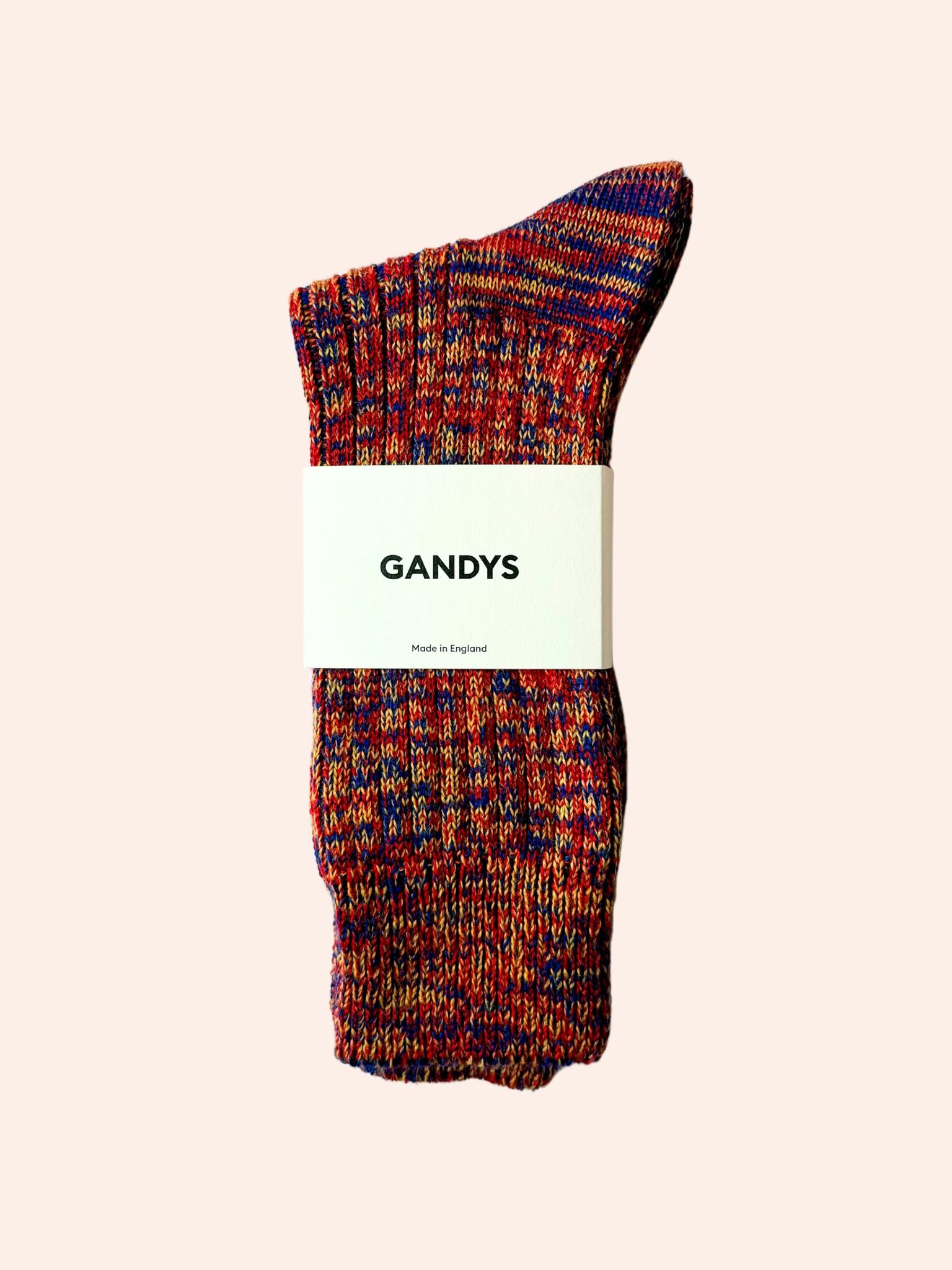 Red Multi Haworth Socks Accessories- Gandys