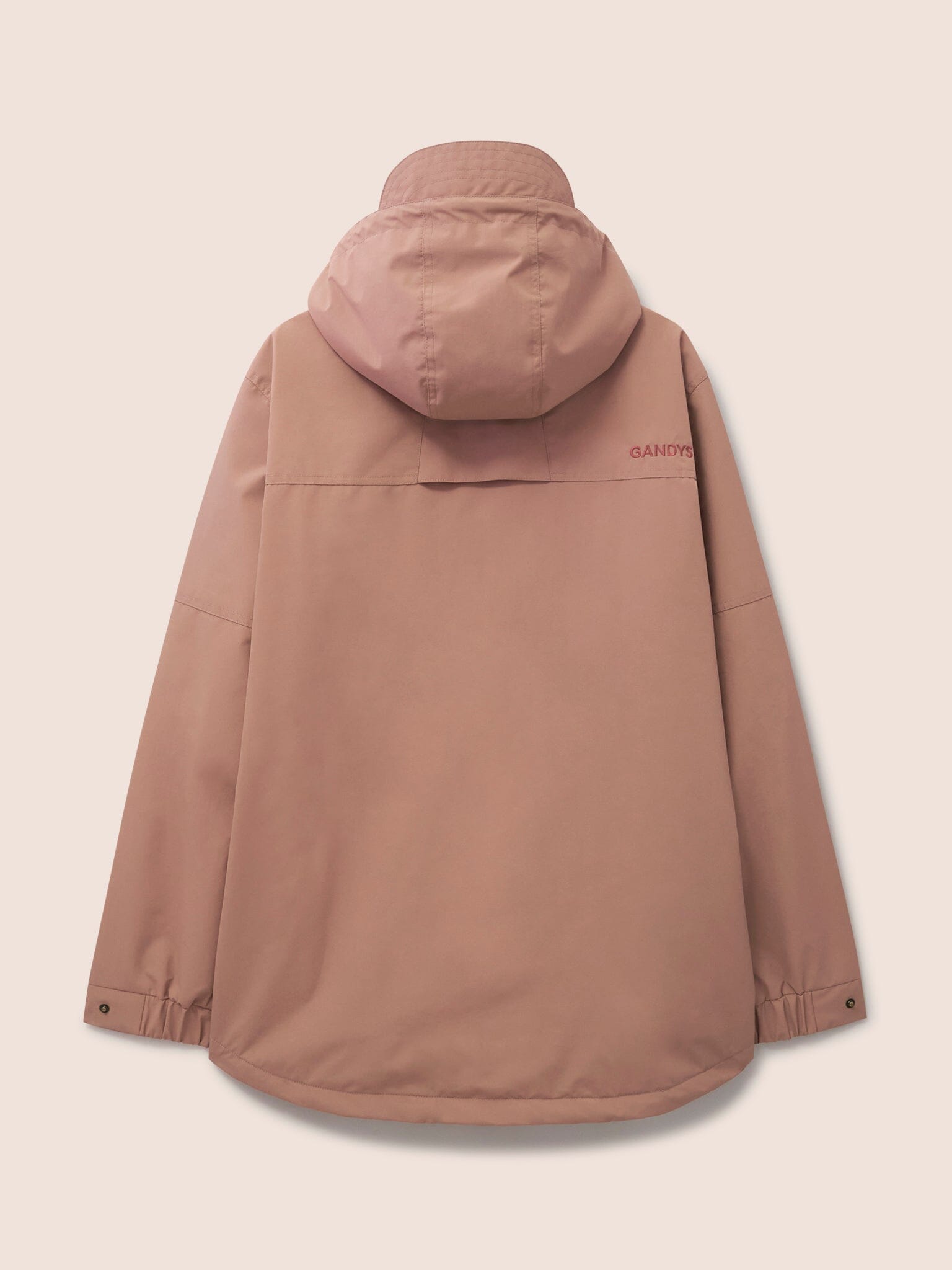 Rose Alberta Fleece Lined Overhead Jacket Outerwear- Gandys