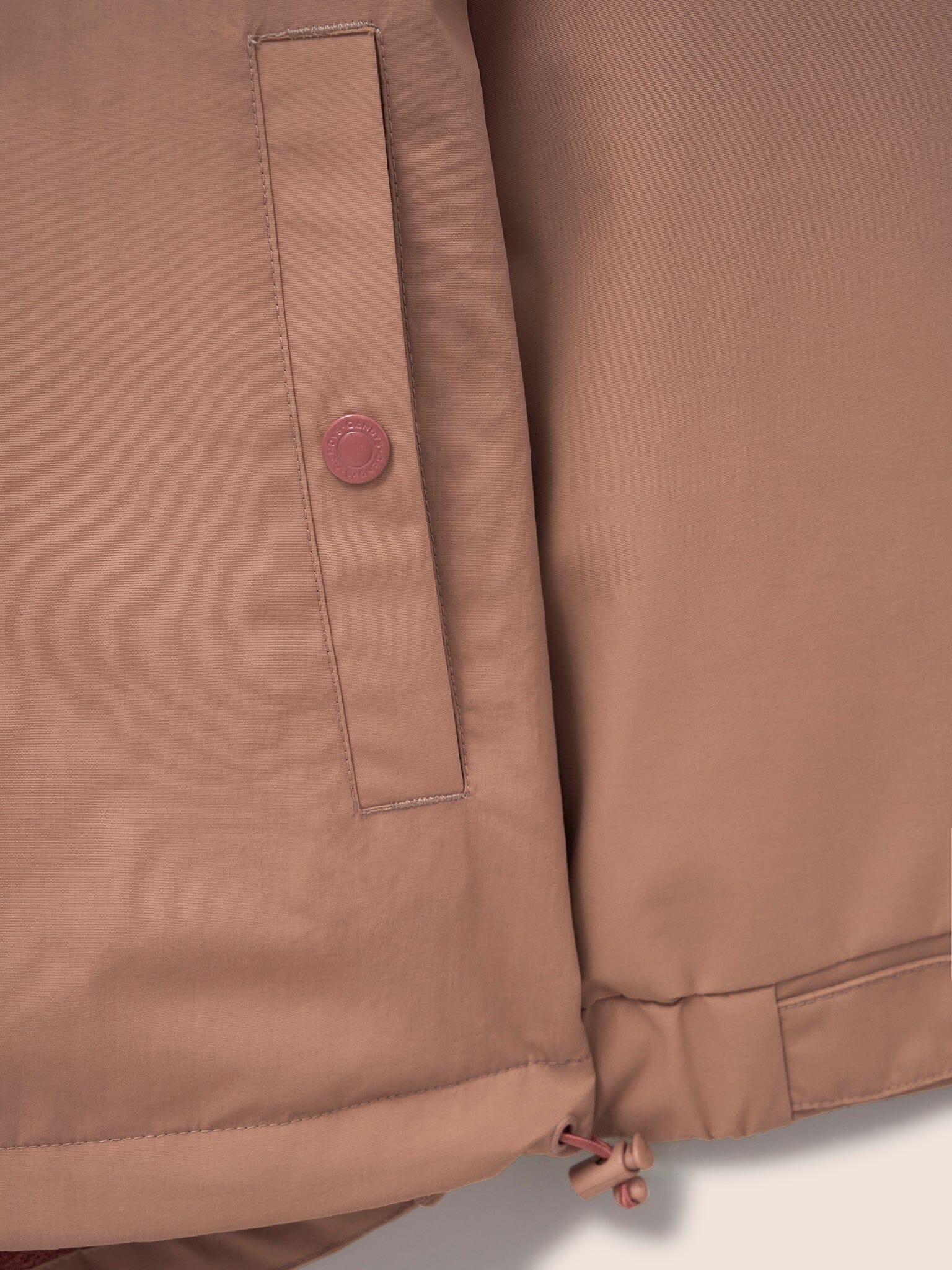 Rose Alberta Fleece Lined Overhead Jacket Outerwear- Gandys