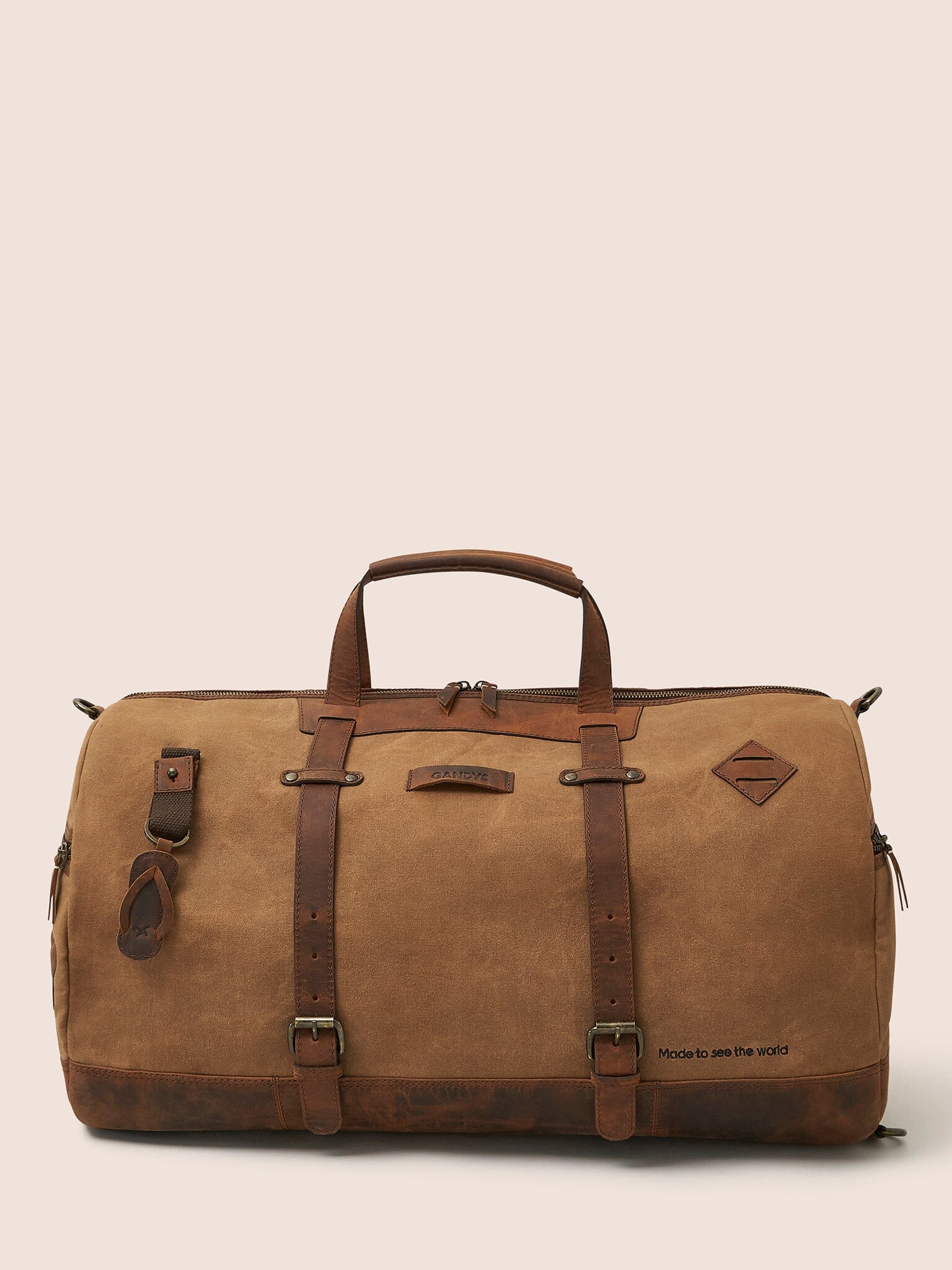 Sand Lalitpur Duffle Backpack Bags- Gandys