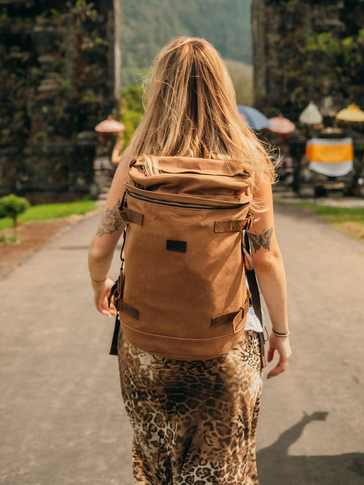 Sand Waxed Cotton Himalaya Backpack