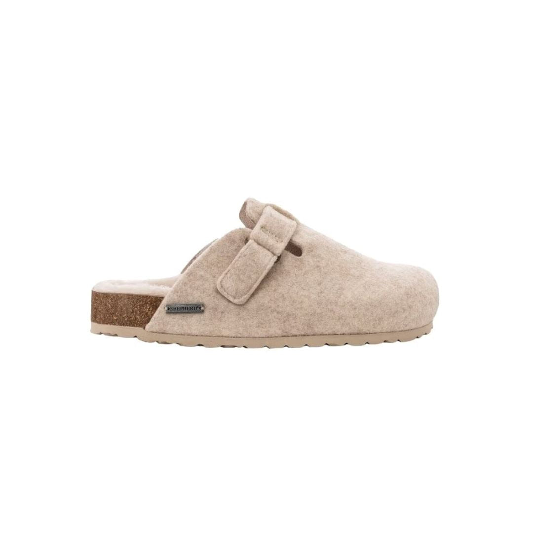 Shepherd of Sweden Creme Hilma Footbed Sandals Footwear- Gandys