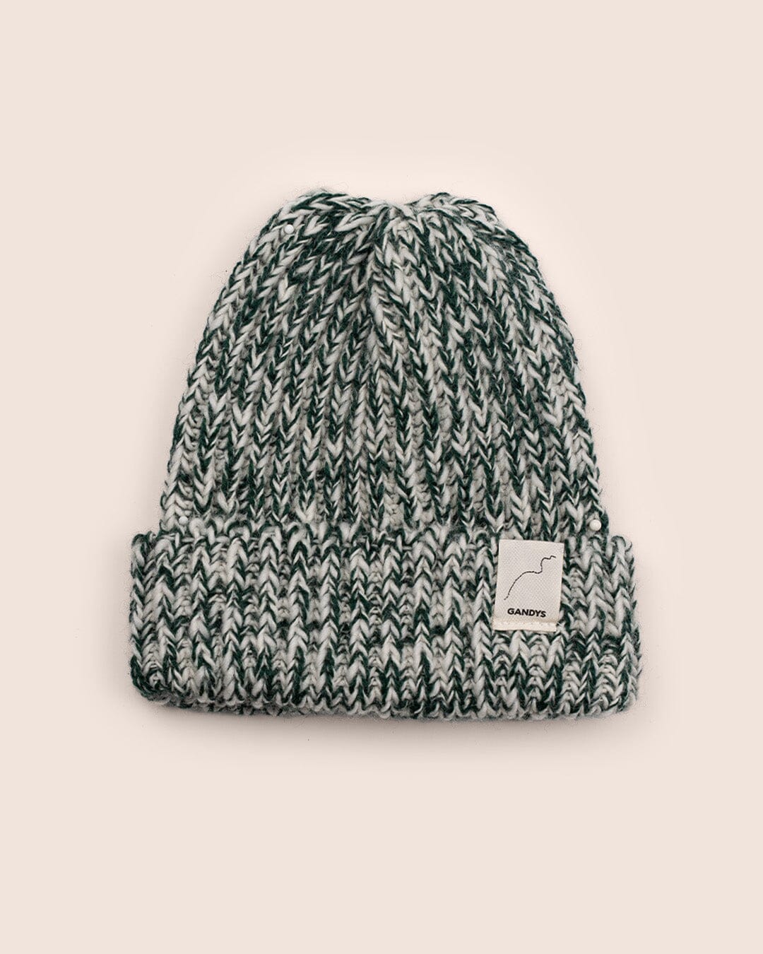 Skye Made in England Wool Beanie Green Accessories- Gandys