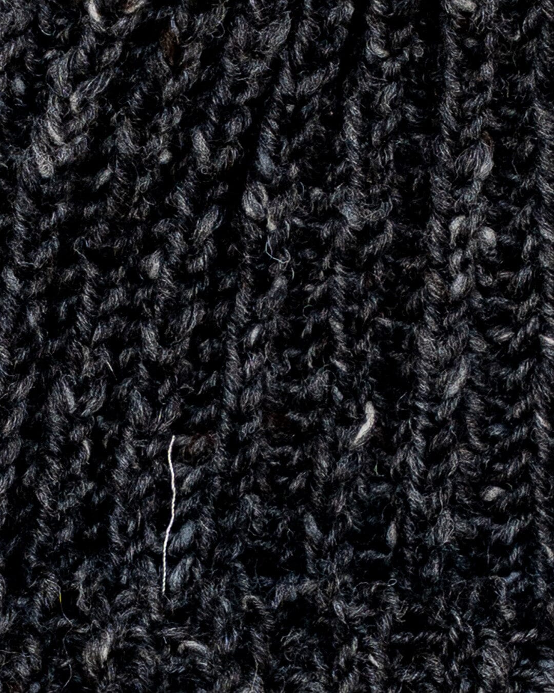 Skye Made in England Wool Beanie in Charcoal Accessories- Gandys