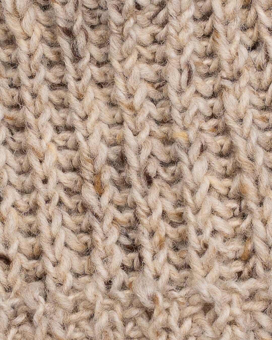 Skye Made in England Wool Beanie in Natural Slub Accessories- Gandys