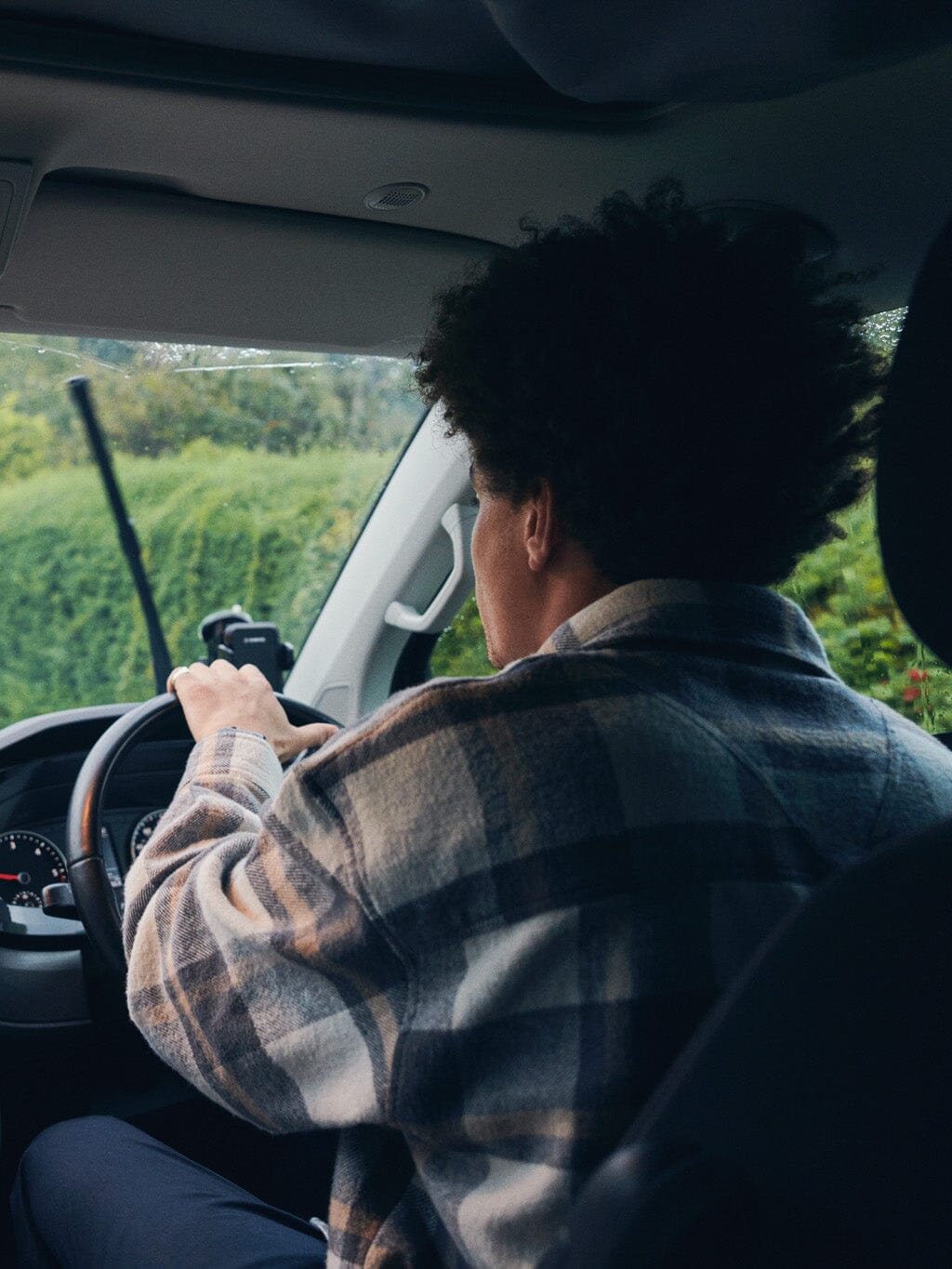 Stone Check Vancouver Overshirt Shirts- Gandys