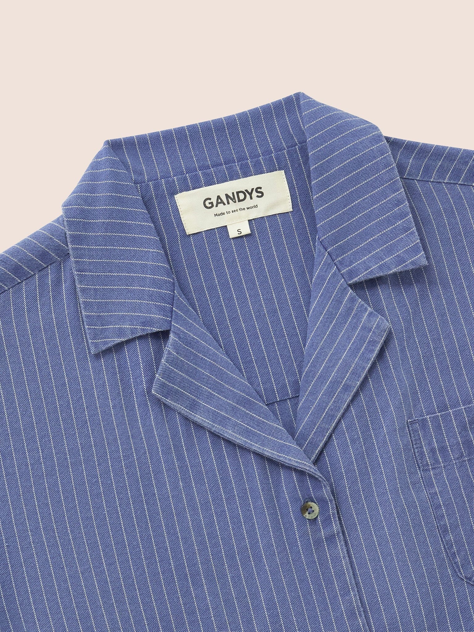 Striped Benoa Denim Shirt Shirts- Gandys