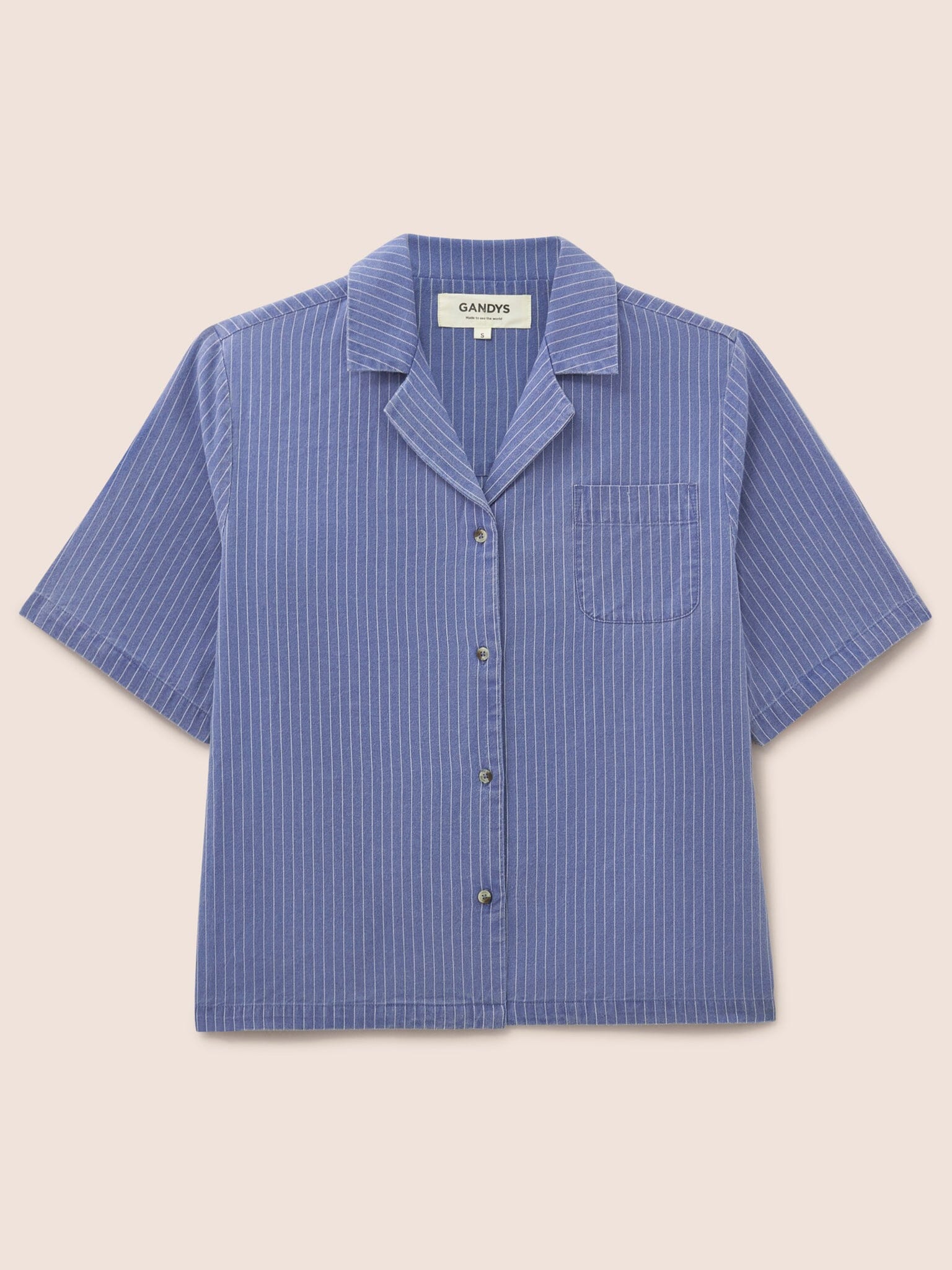 Striped Benoa Denim Shirt Shirts- Gandys