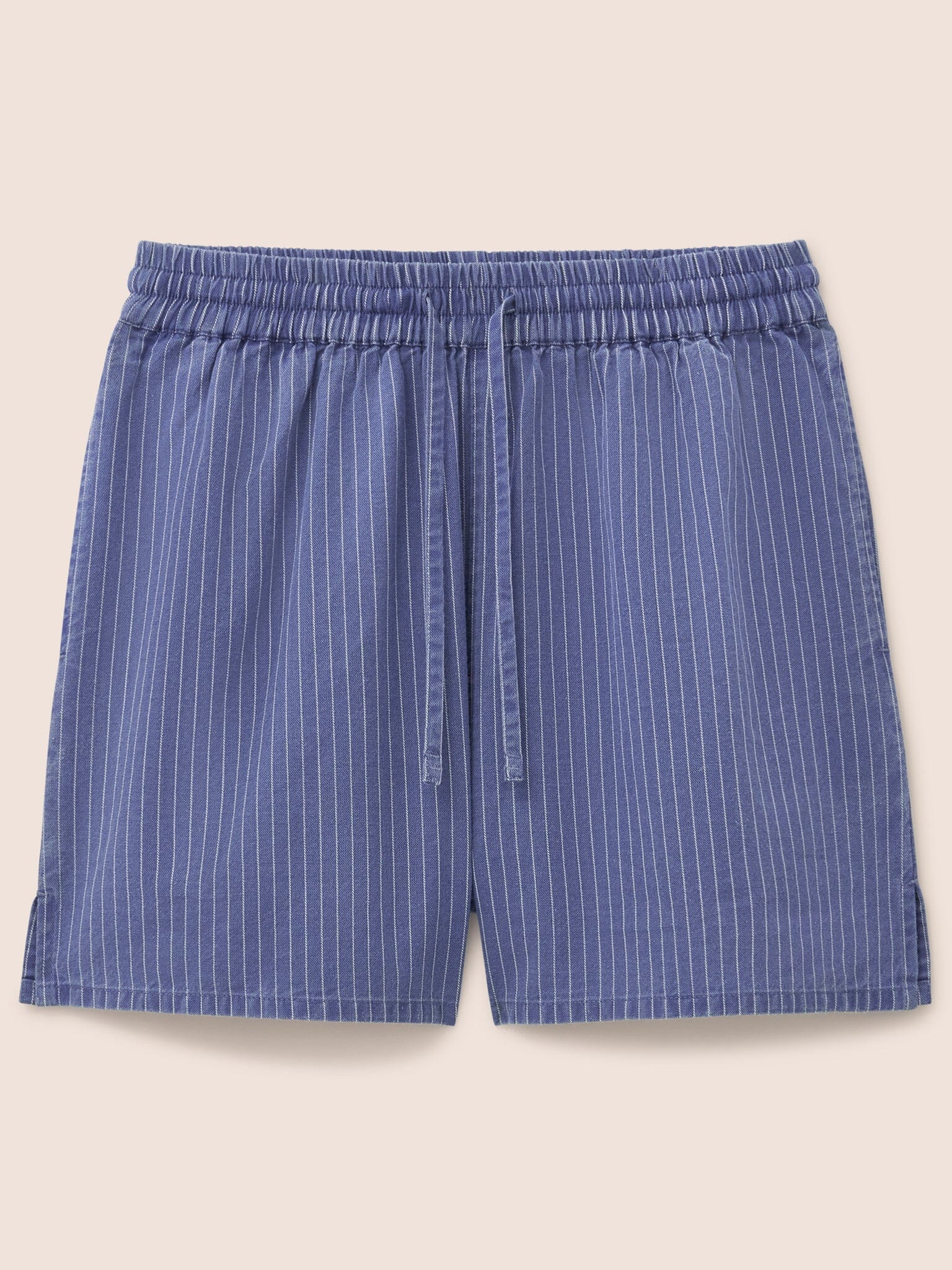 Striped Benoa Denim Shorts Bottoms- Gandys