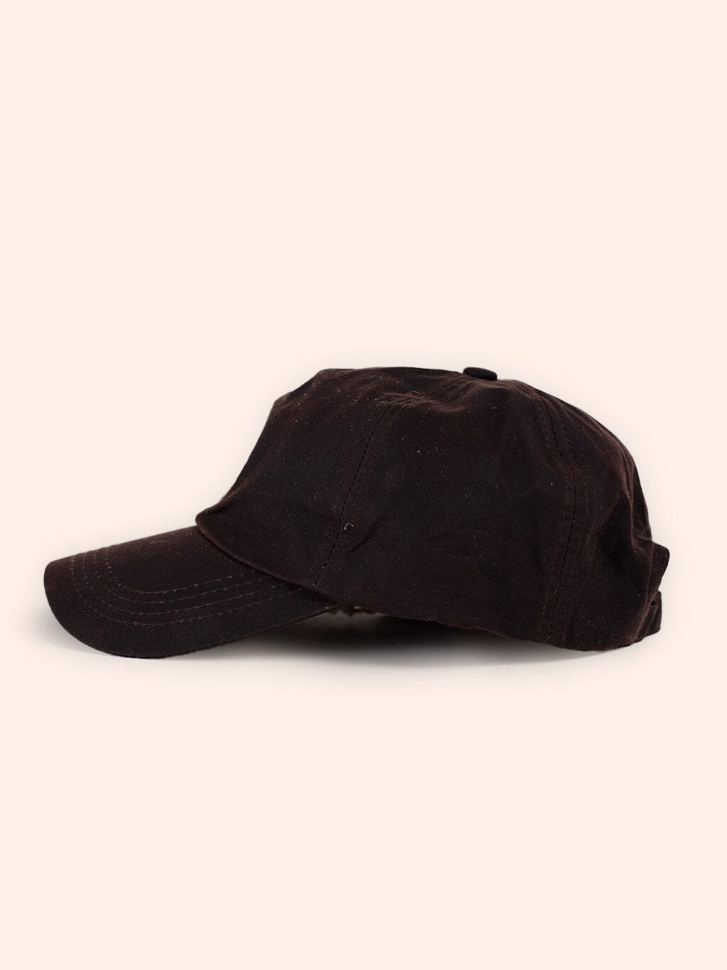 Tarn Waxed Cotton Baseball Cap in Brown Accessories- Gandys