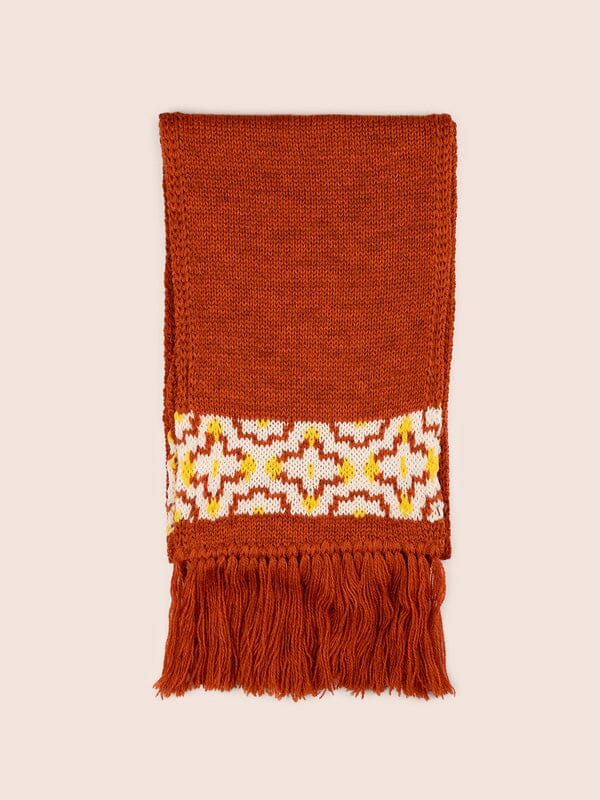 Tay Made in England Wool Gandys Design Scarf Accessories- Gandys
