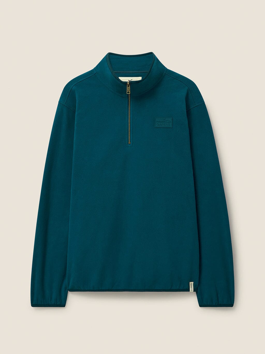 Teal Nevis 1/4 Zip Lightweight Fleece Layering- Gandys