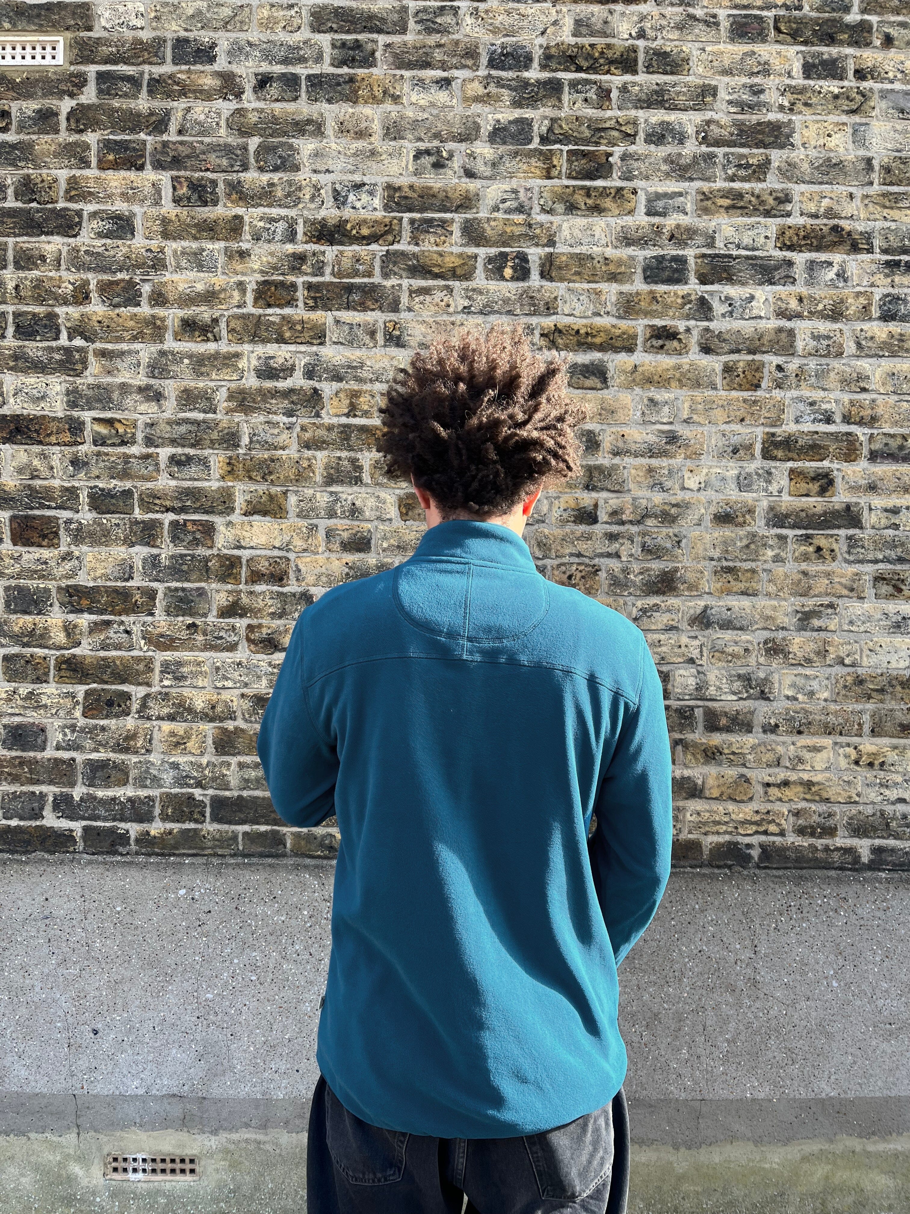 Teal Nevis 1/4 Zip Lightweight Fleece Layering- Gandys