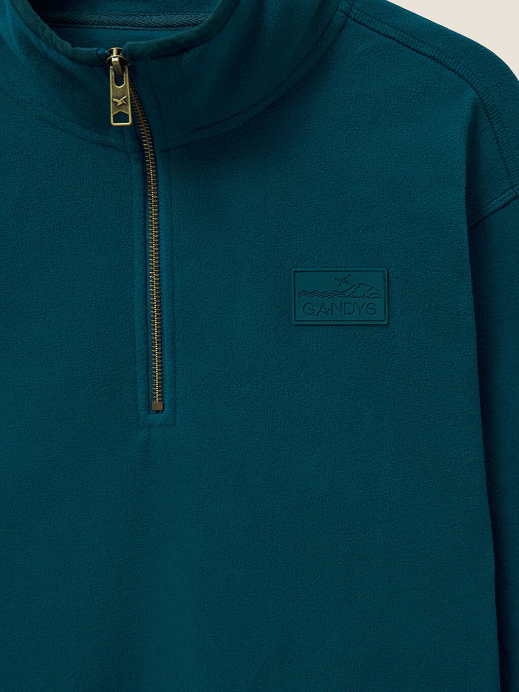 Teal Nevis 1/4 Zip Lightweight Fleece Layering- Gandys