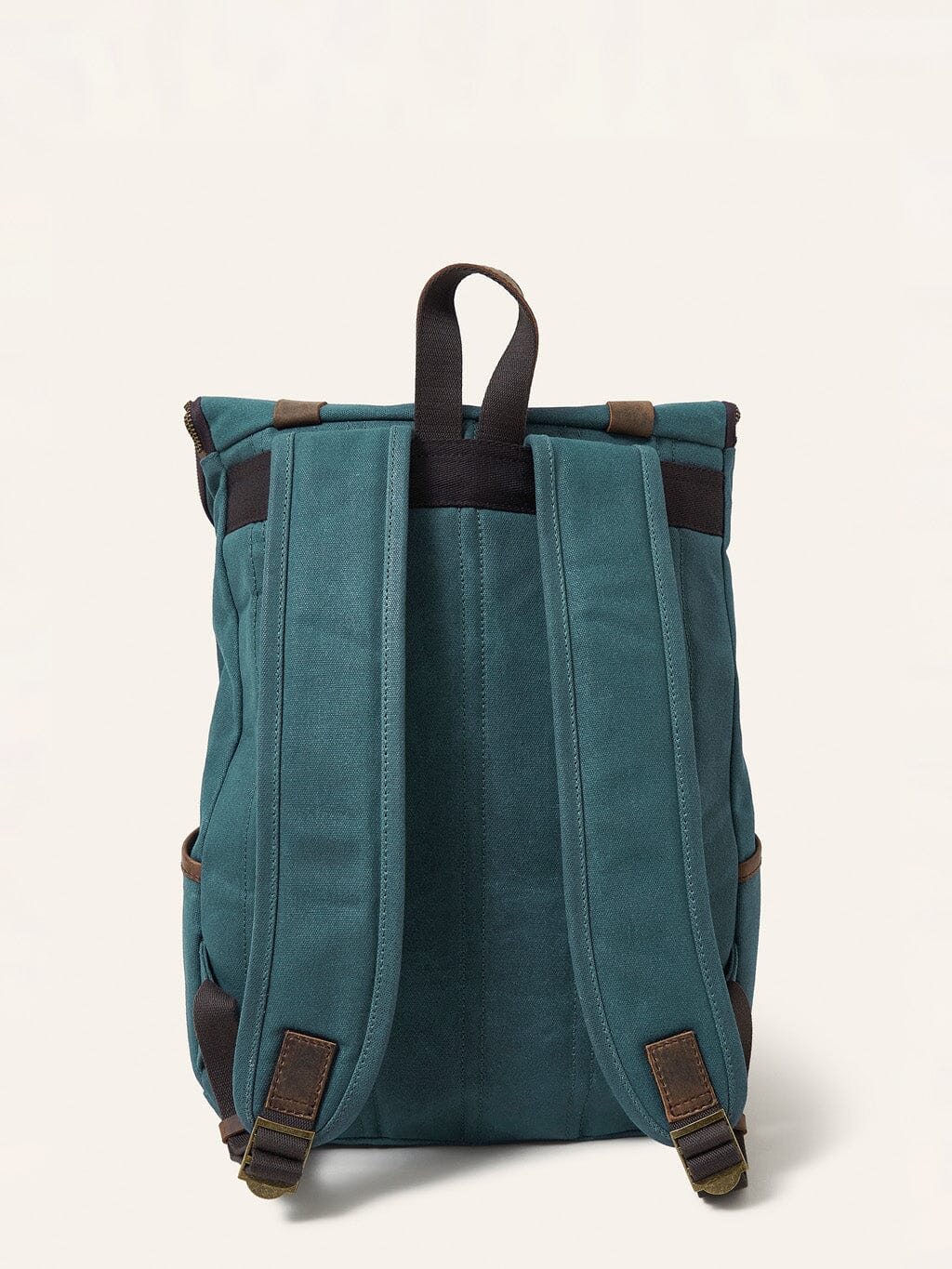 Teal Waxed Cotton Bali Backpack Bags- Gandys