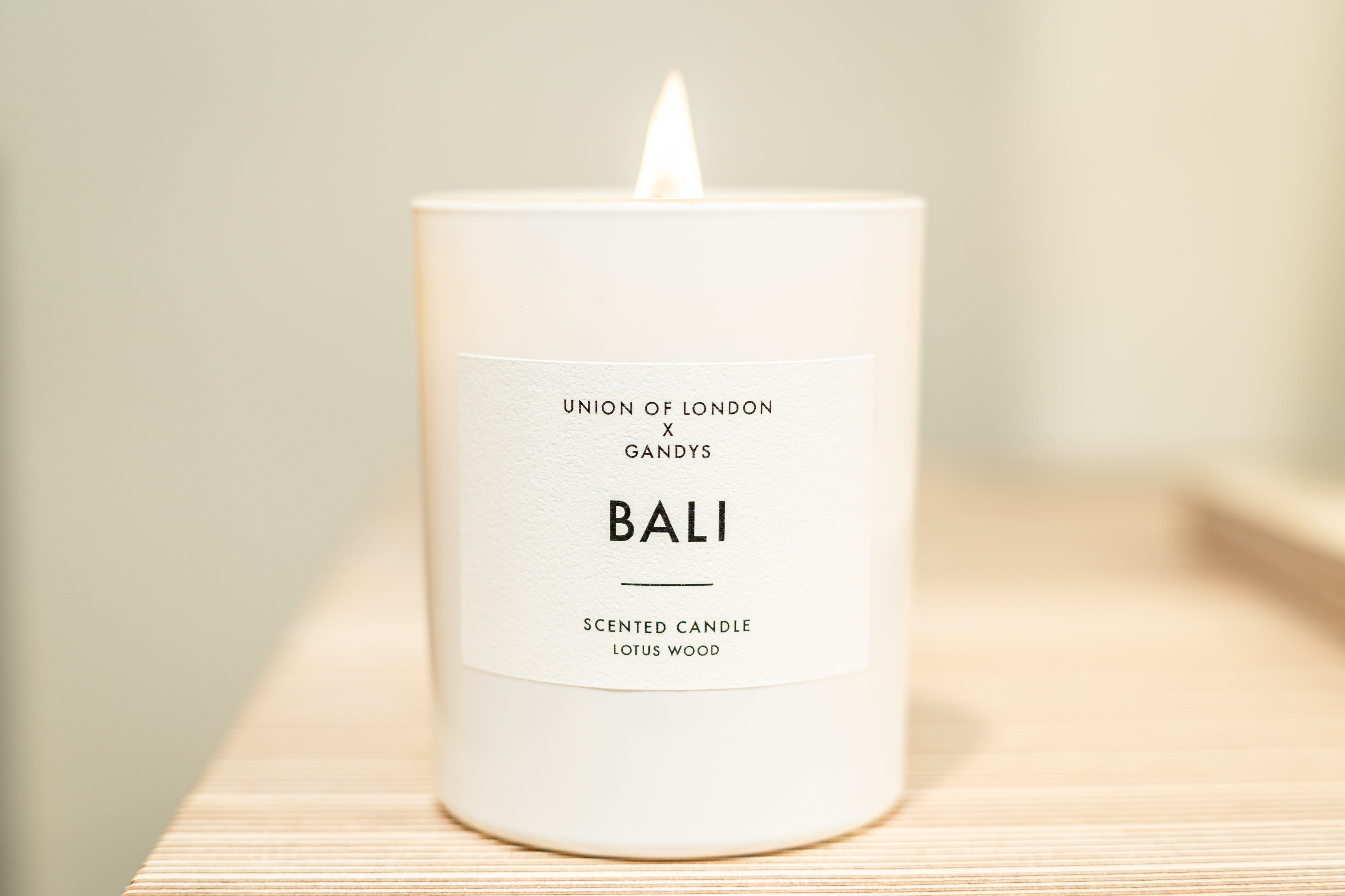 Union of London x Gandys Bali White Candle Accessories- Gandys