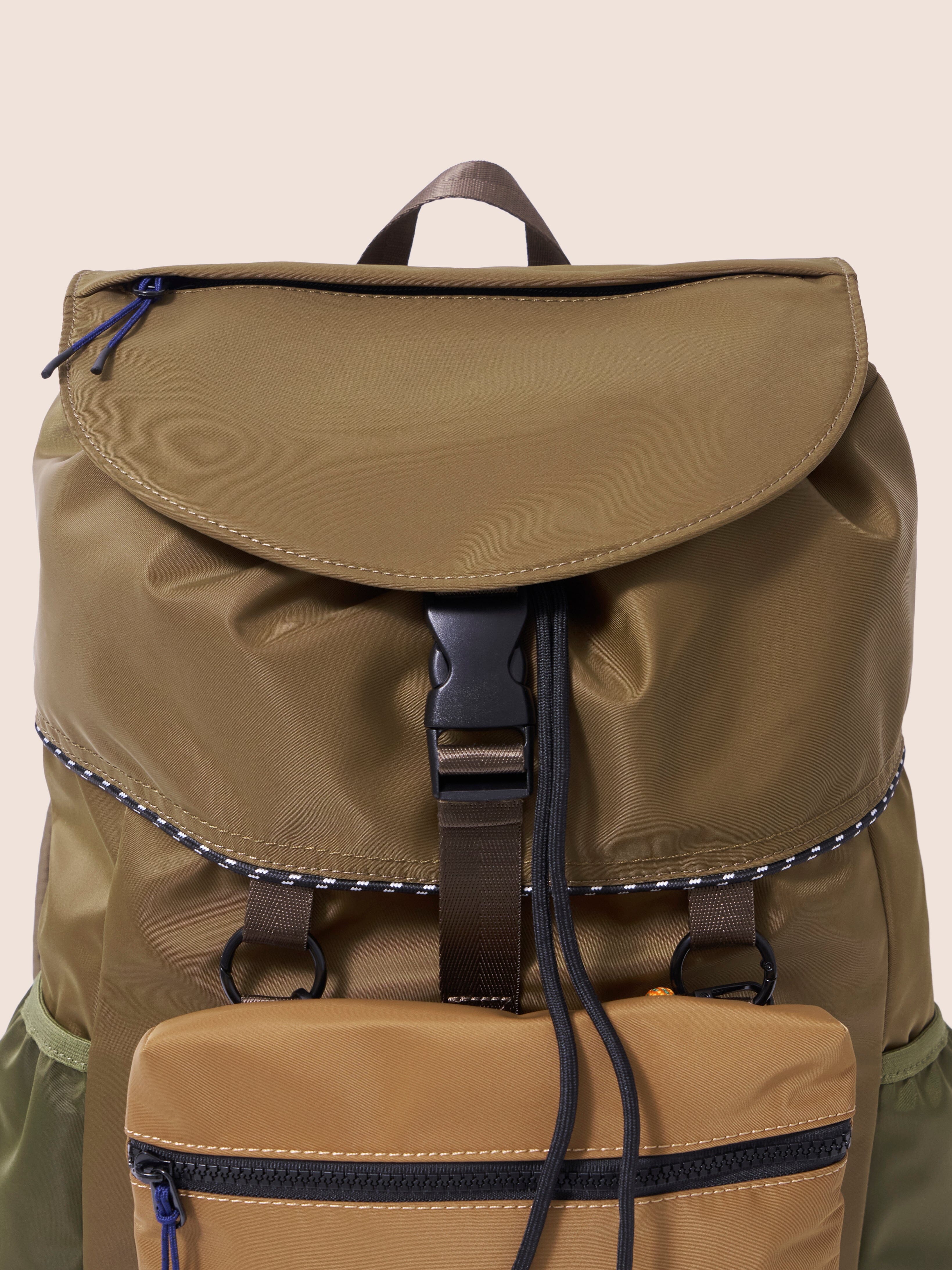 Urban Trek Backpack in Khaki Bags- Gandys