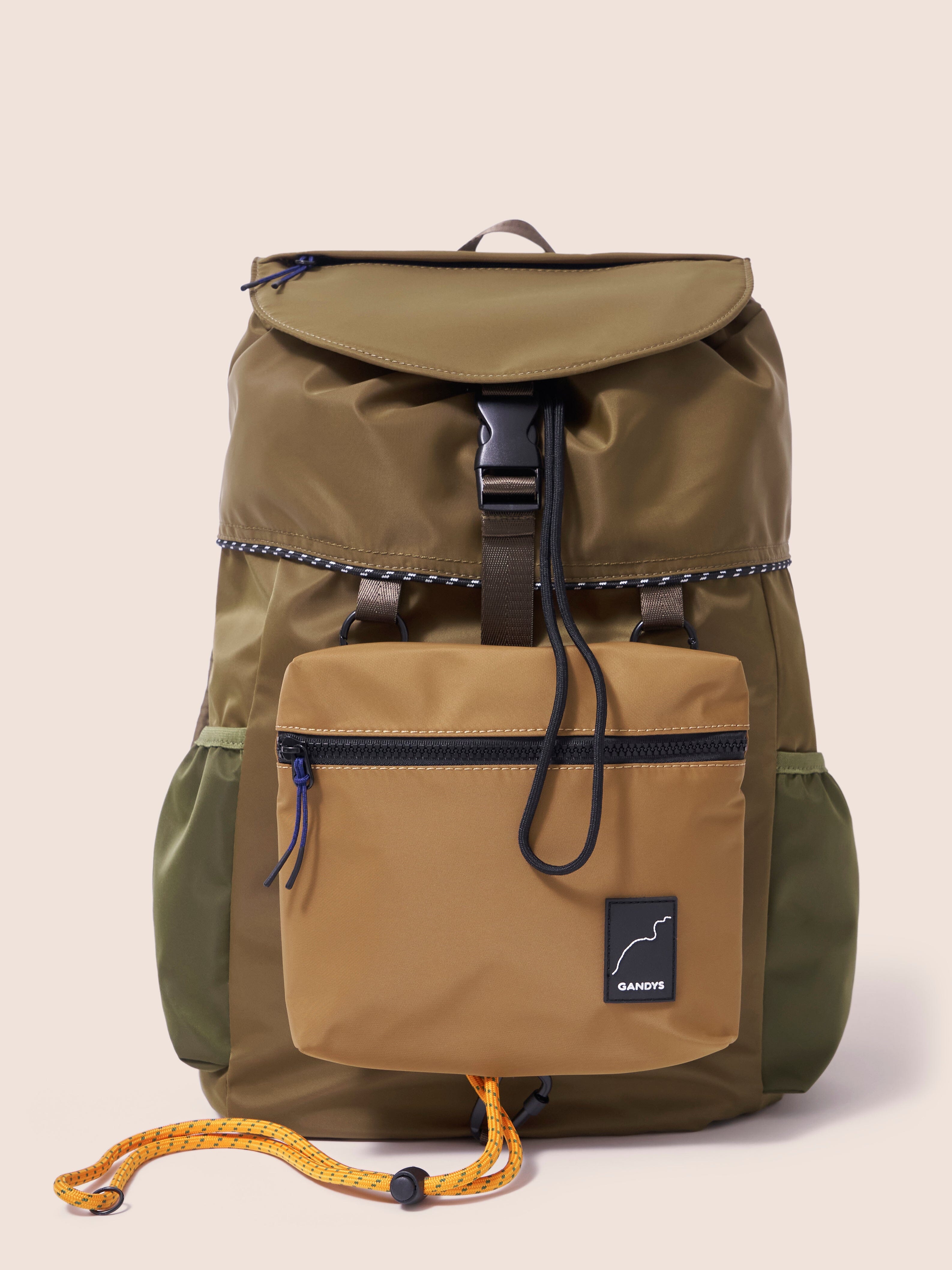 Urban Trek Backpack in Khaki Bags- Gandys