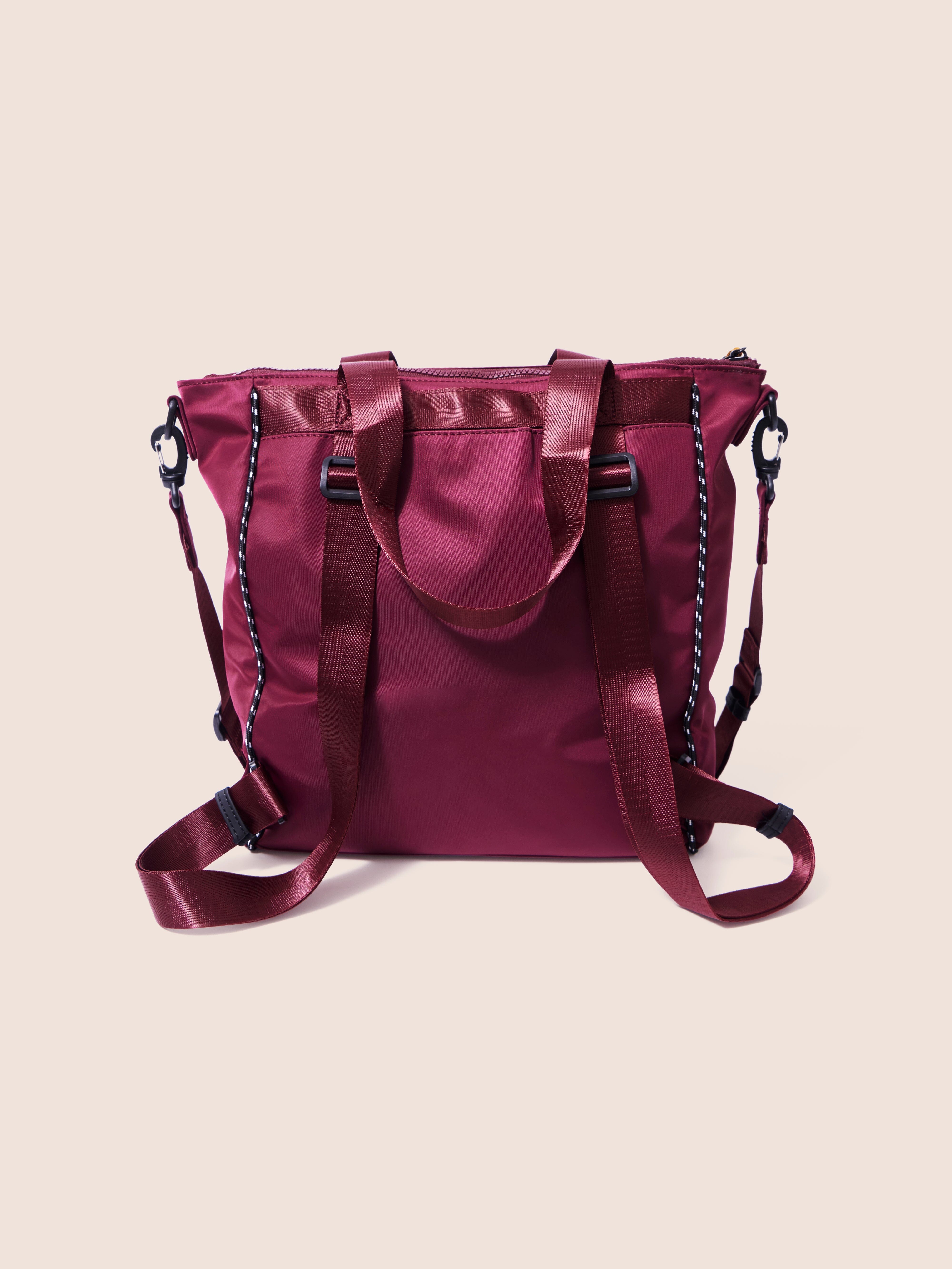 Urban Trek Multiway Pack in Berry Red Bags- Gandys