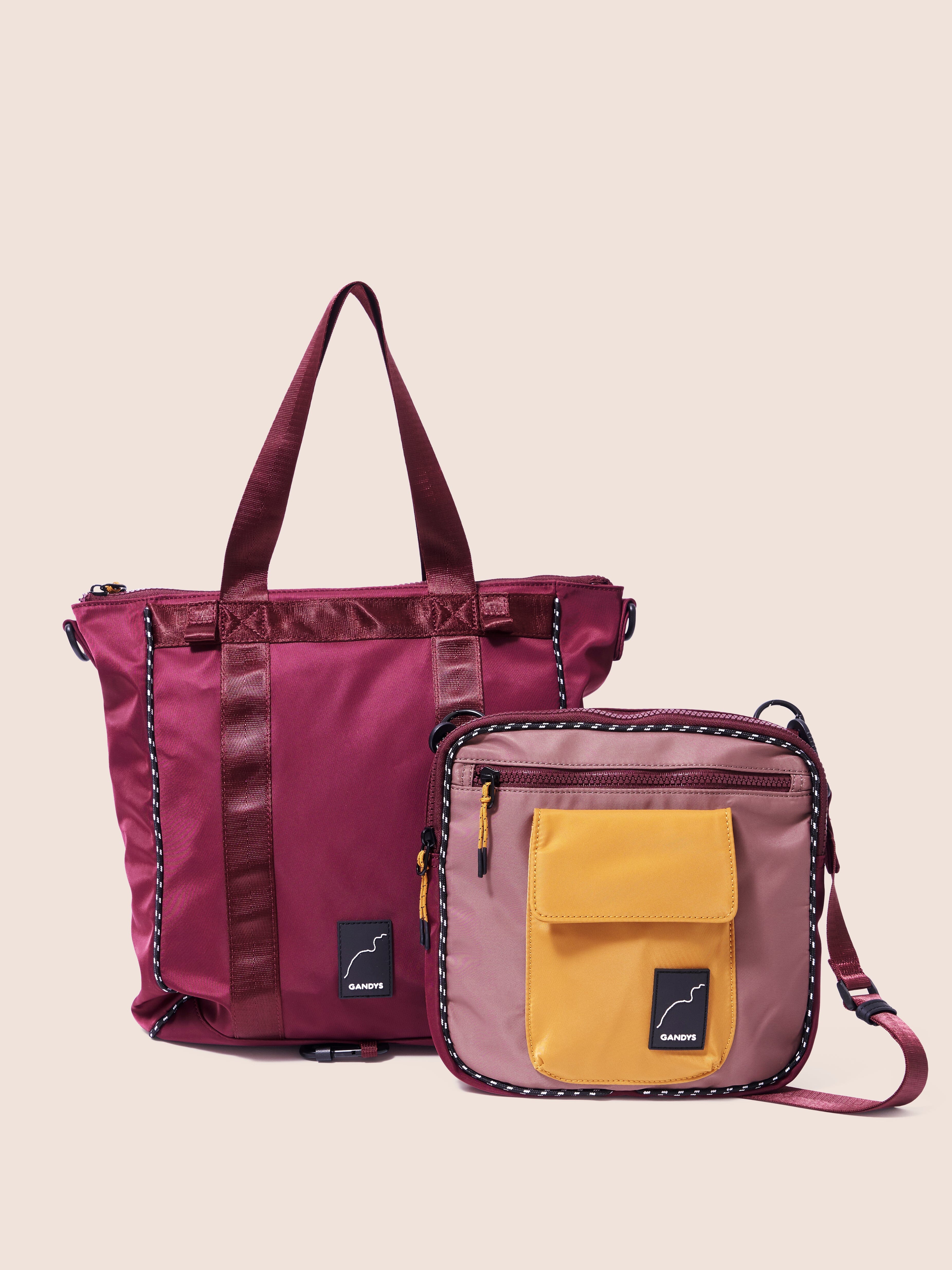 Urban Trek Multiway Pack in Berry Red Bags- Gandys