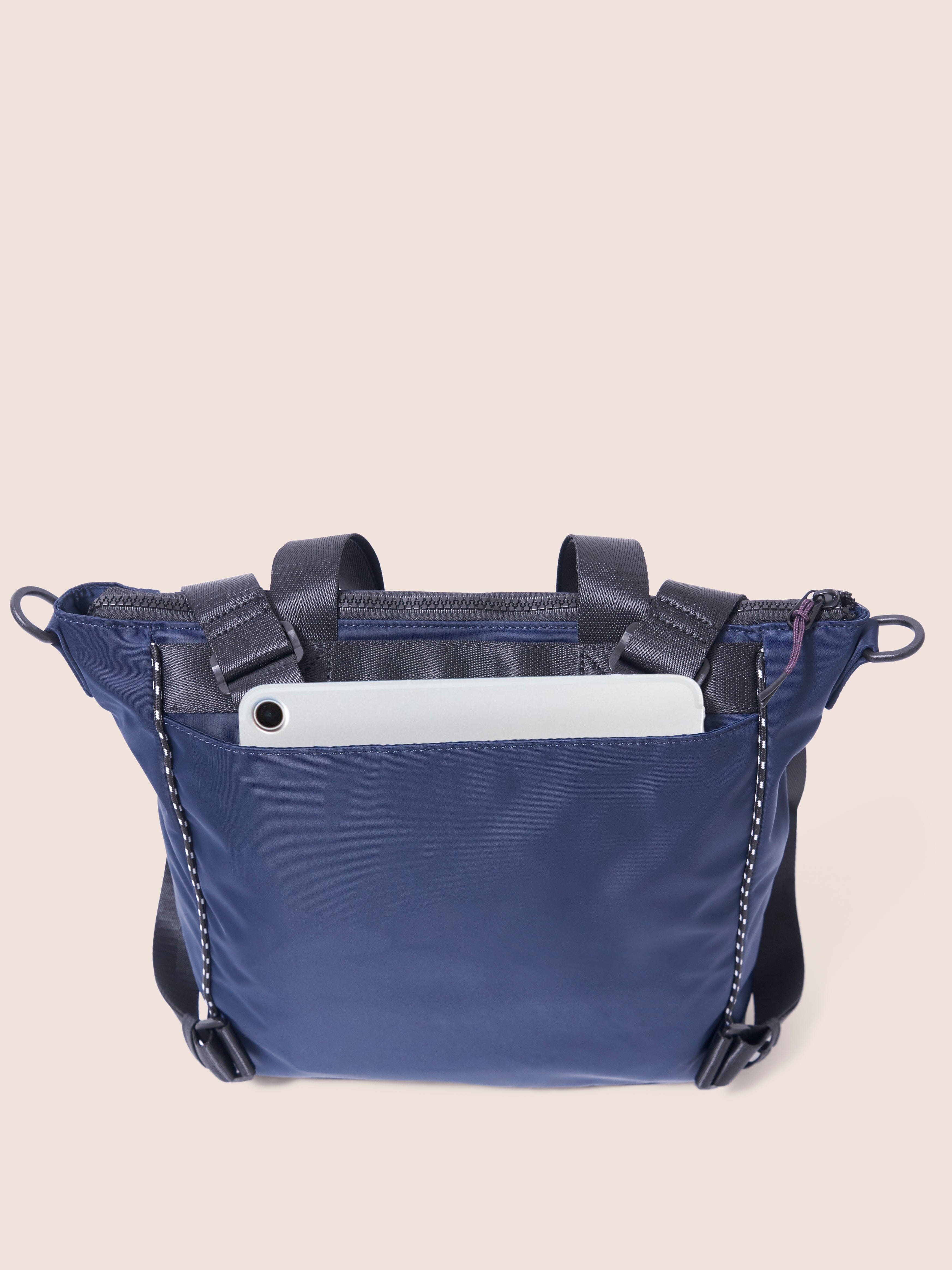 Urban Trek Recycled Modular Multiway Tote Bag in Navy