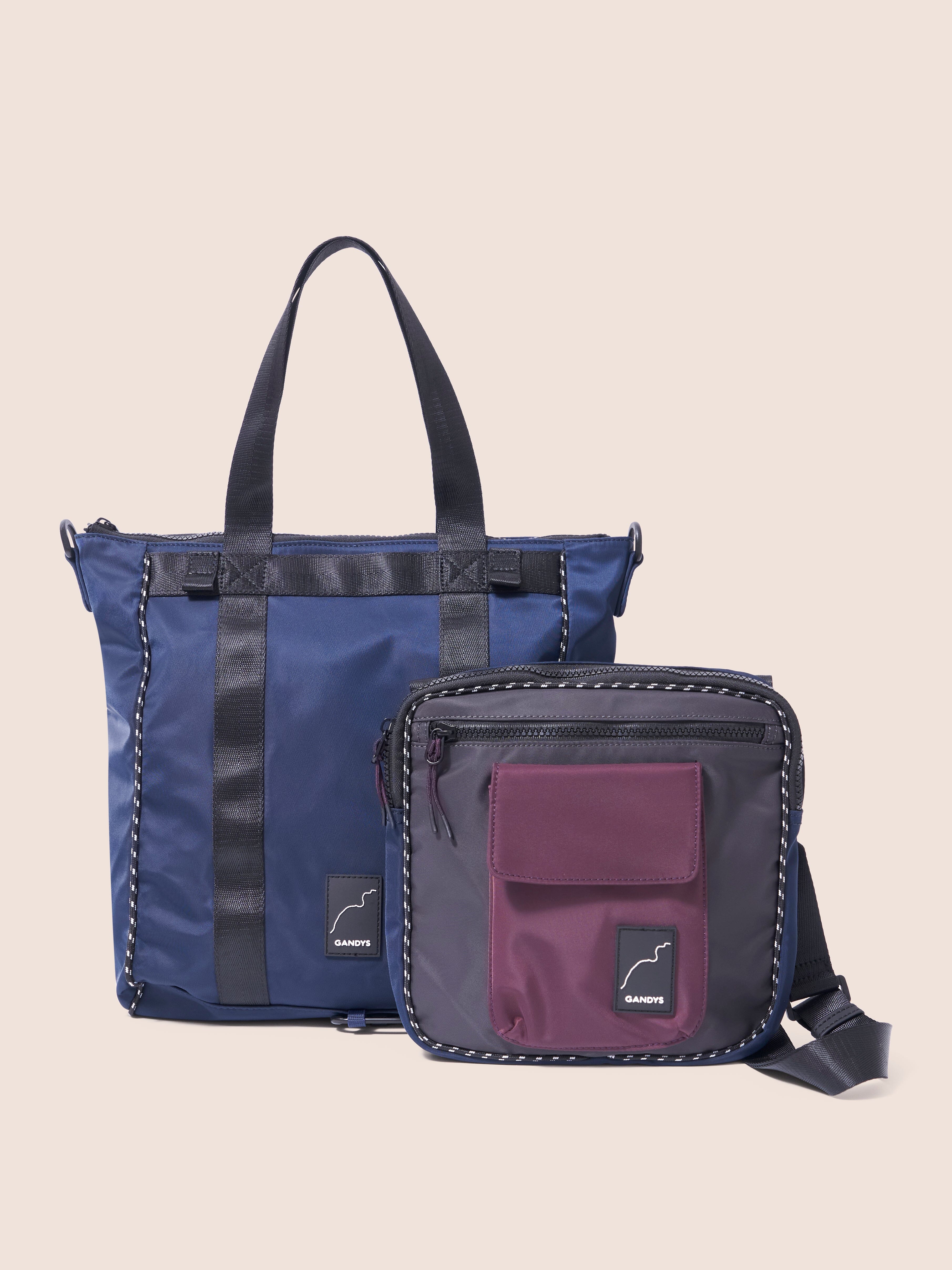 Urban Trek Recycled Modular Multiway Tote Bag in Navy