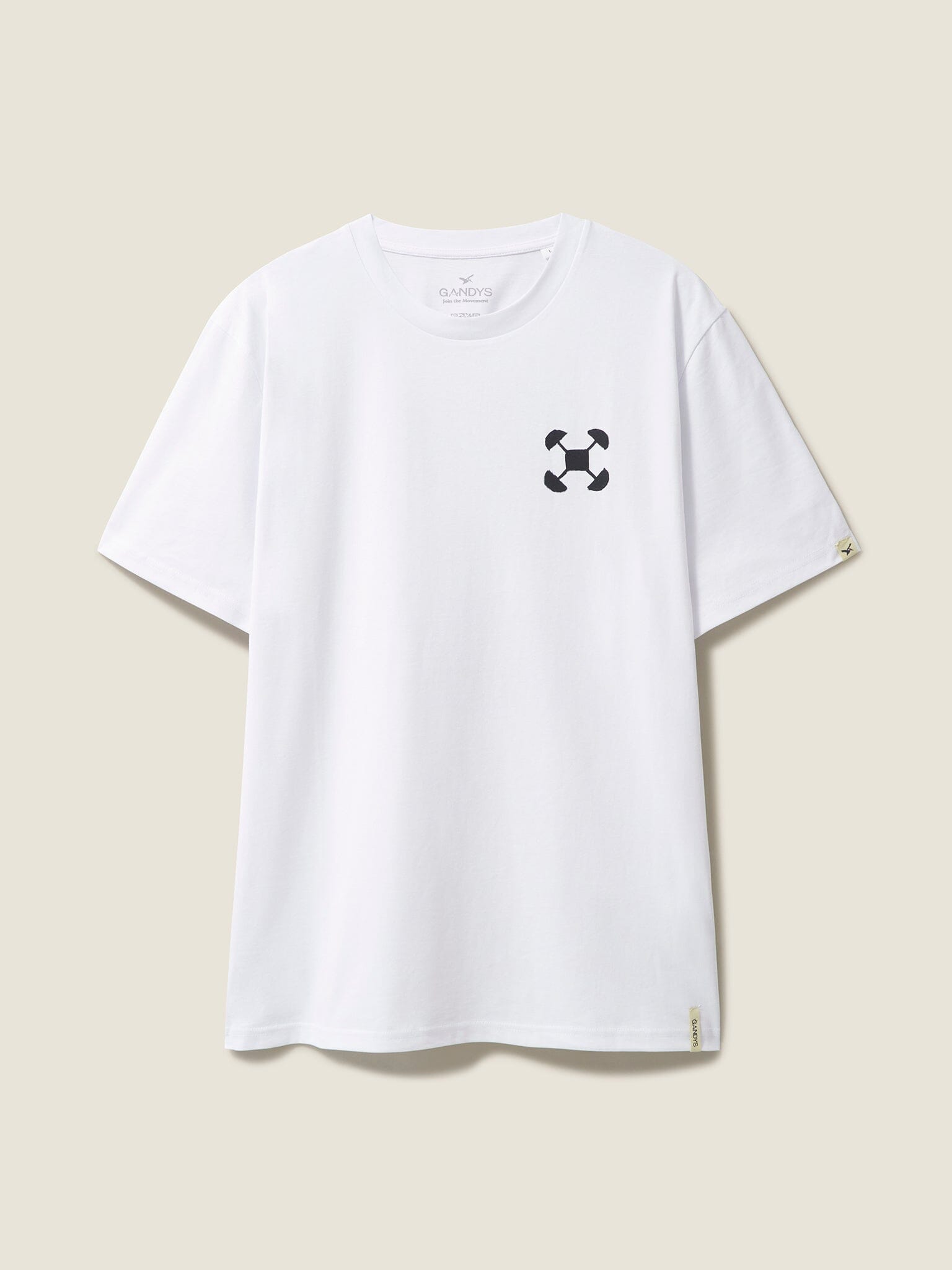 White Ghana Back Print Campus Tee T-Shirts- Gandys