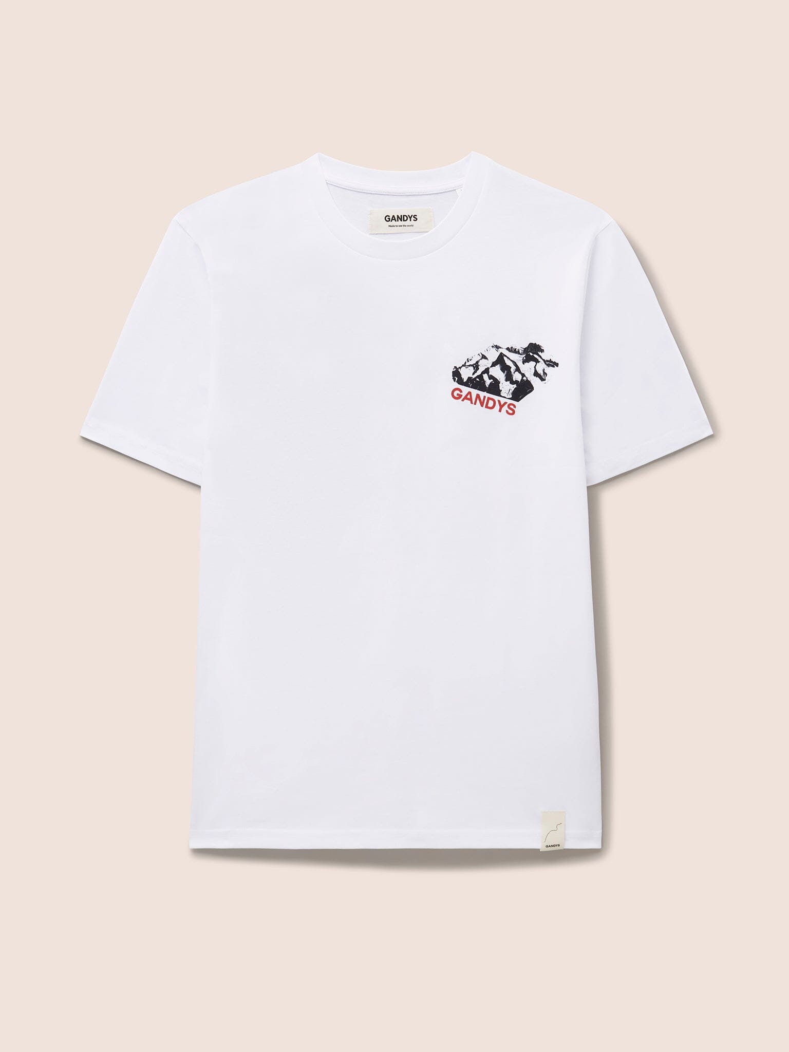 White Himalaya T-Shirt T-Shirts- Gandys