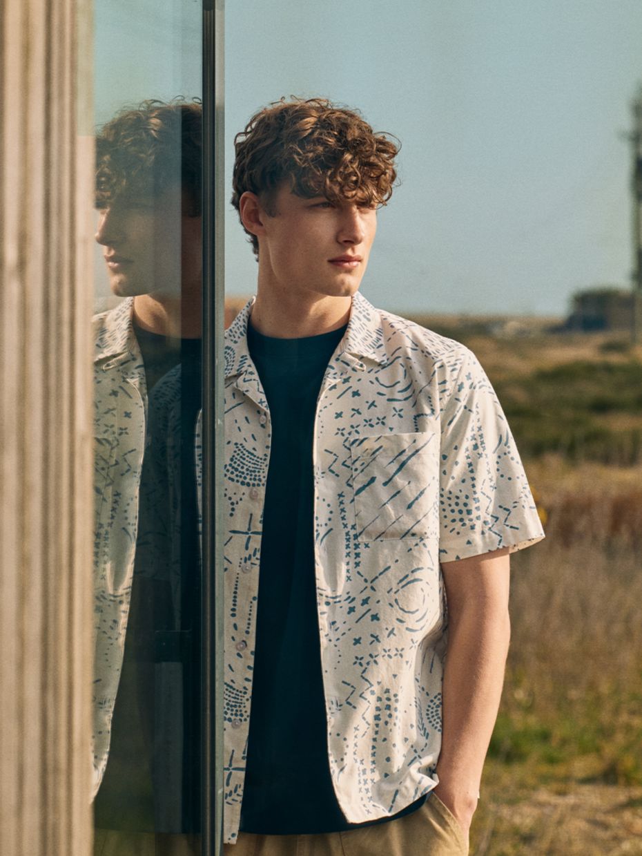 White Patna Shirt Shirts- Gandys