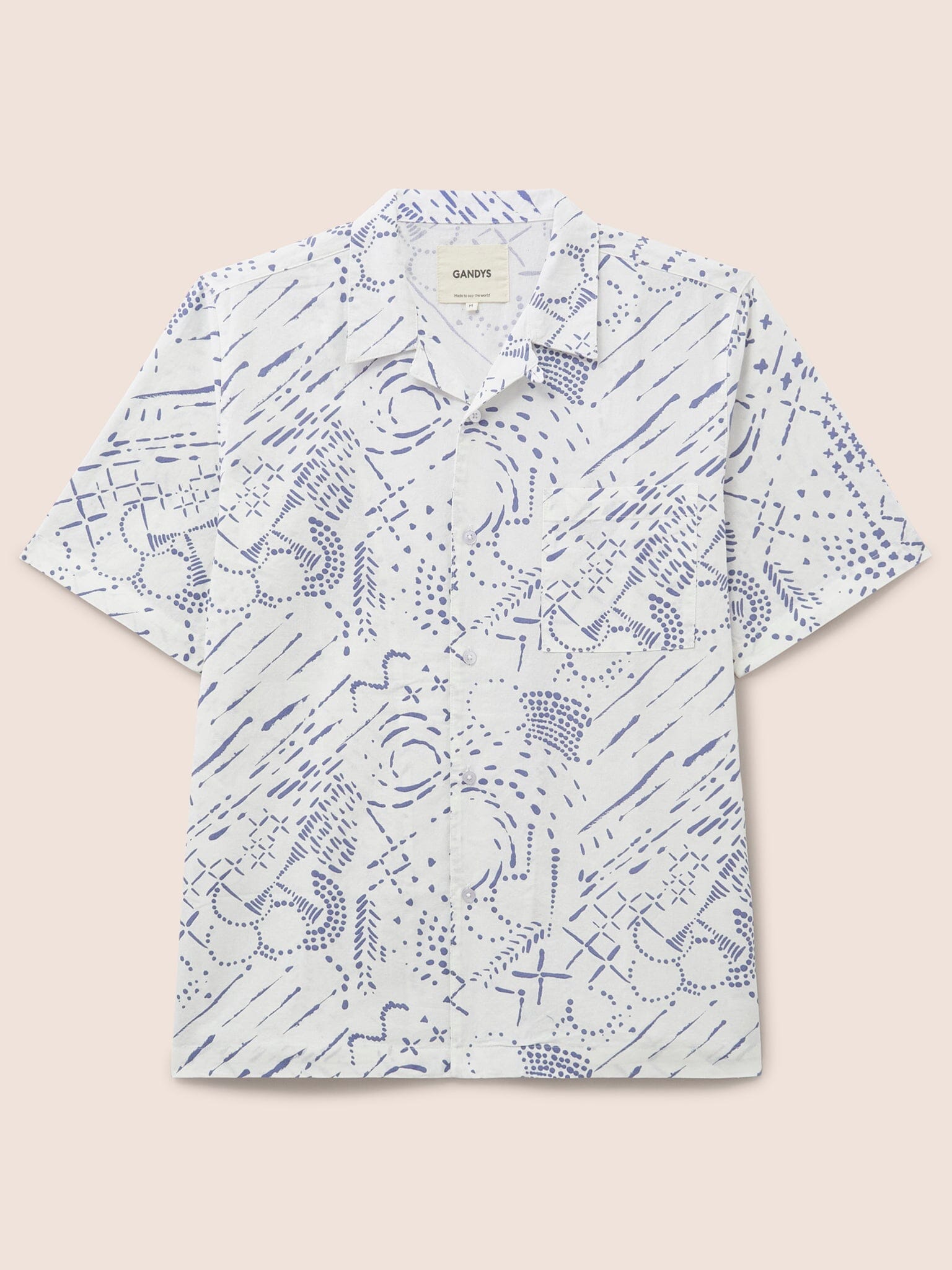 White Patna Shirt Shirts- Gandys