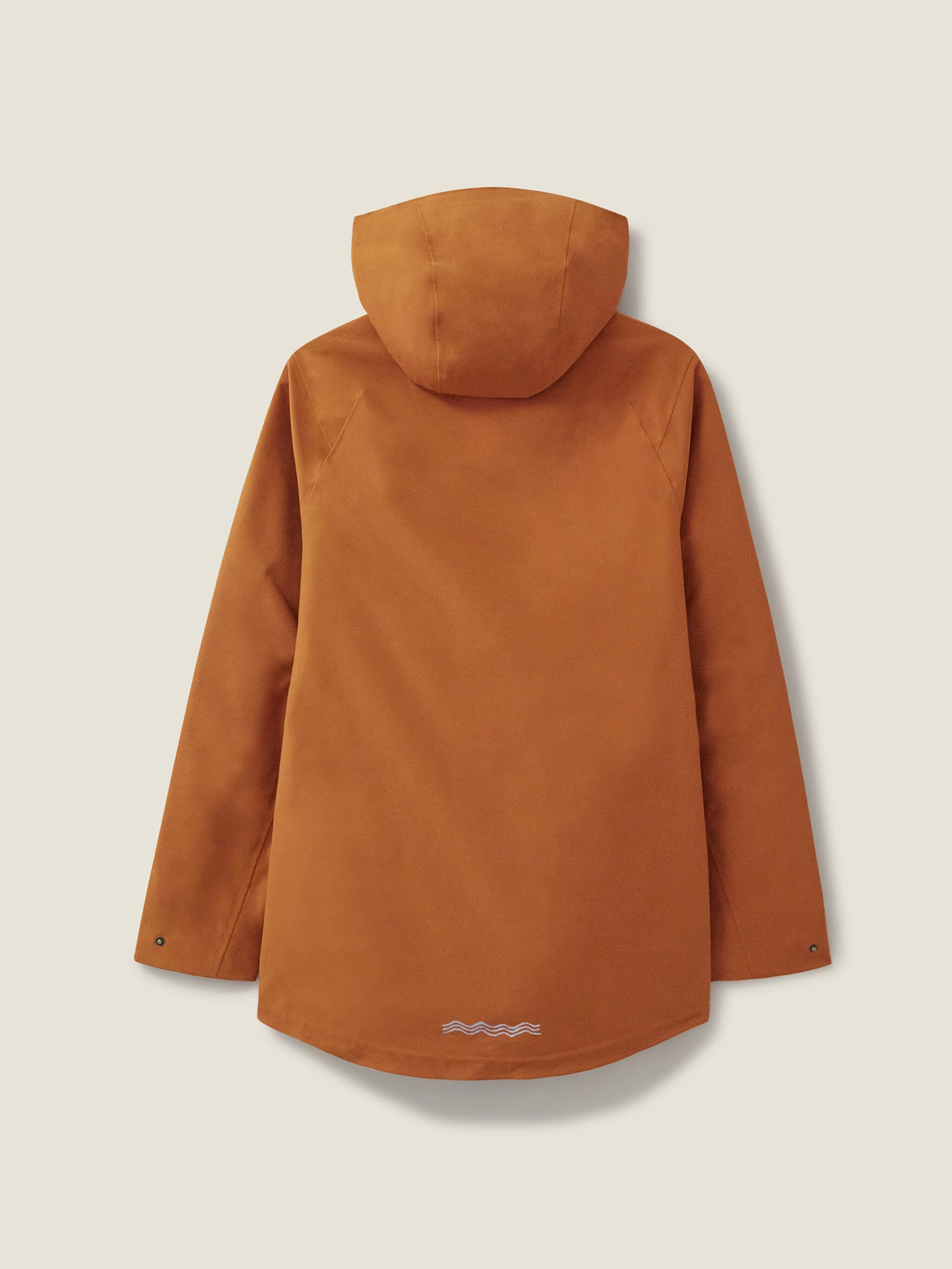 Women's Burnt Orange Bergen Waterproof Jacket Outerwear- Gandys