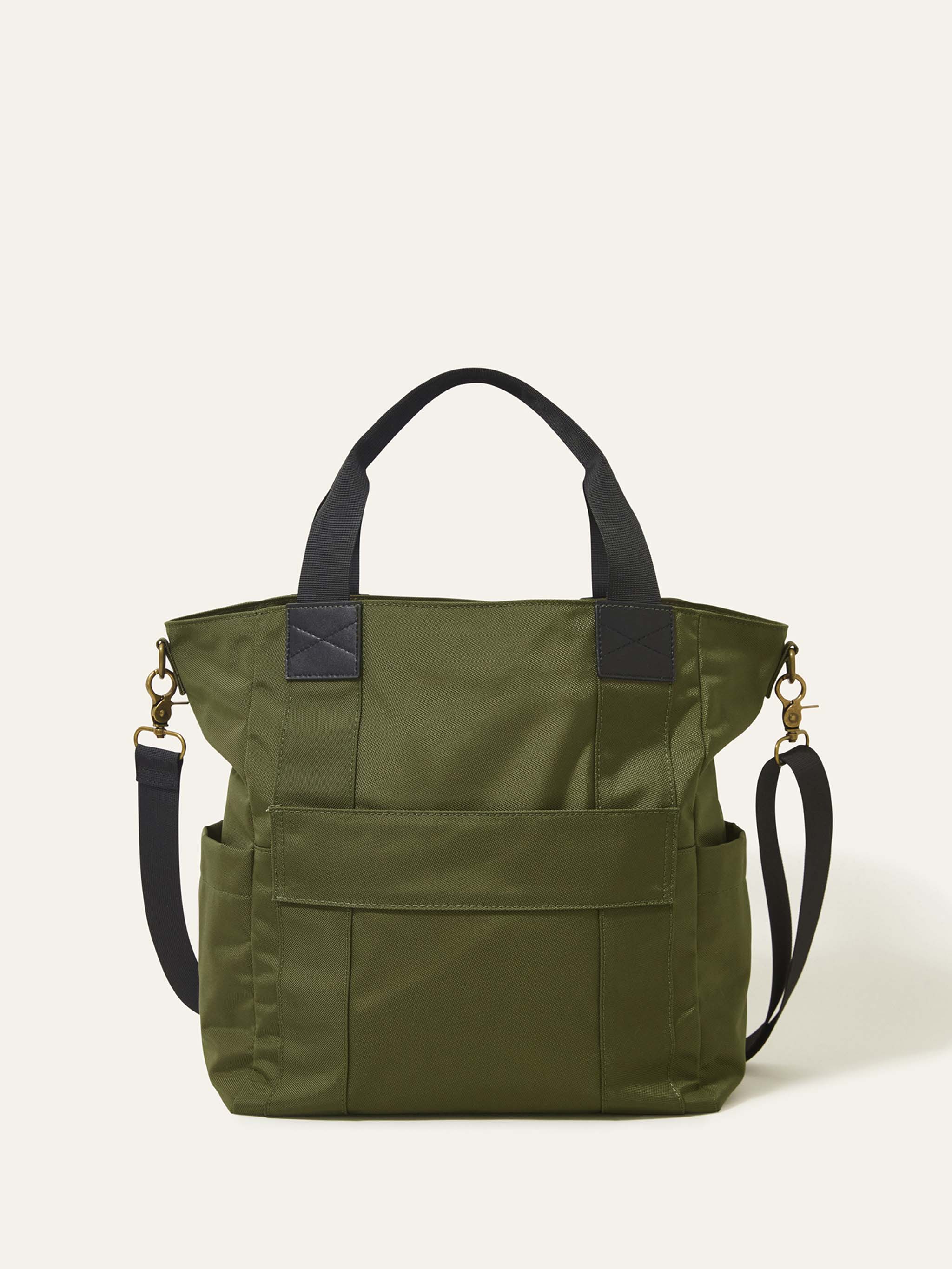 Khaki Recycled Berlin Tote Bags- Gandys