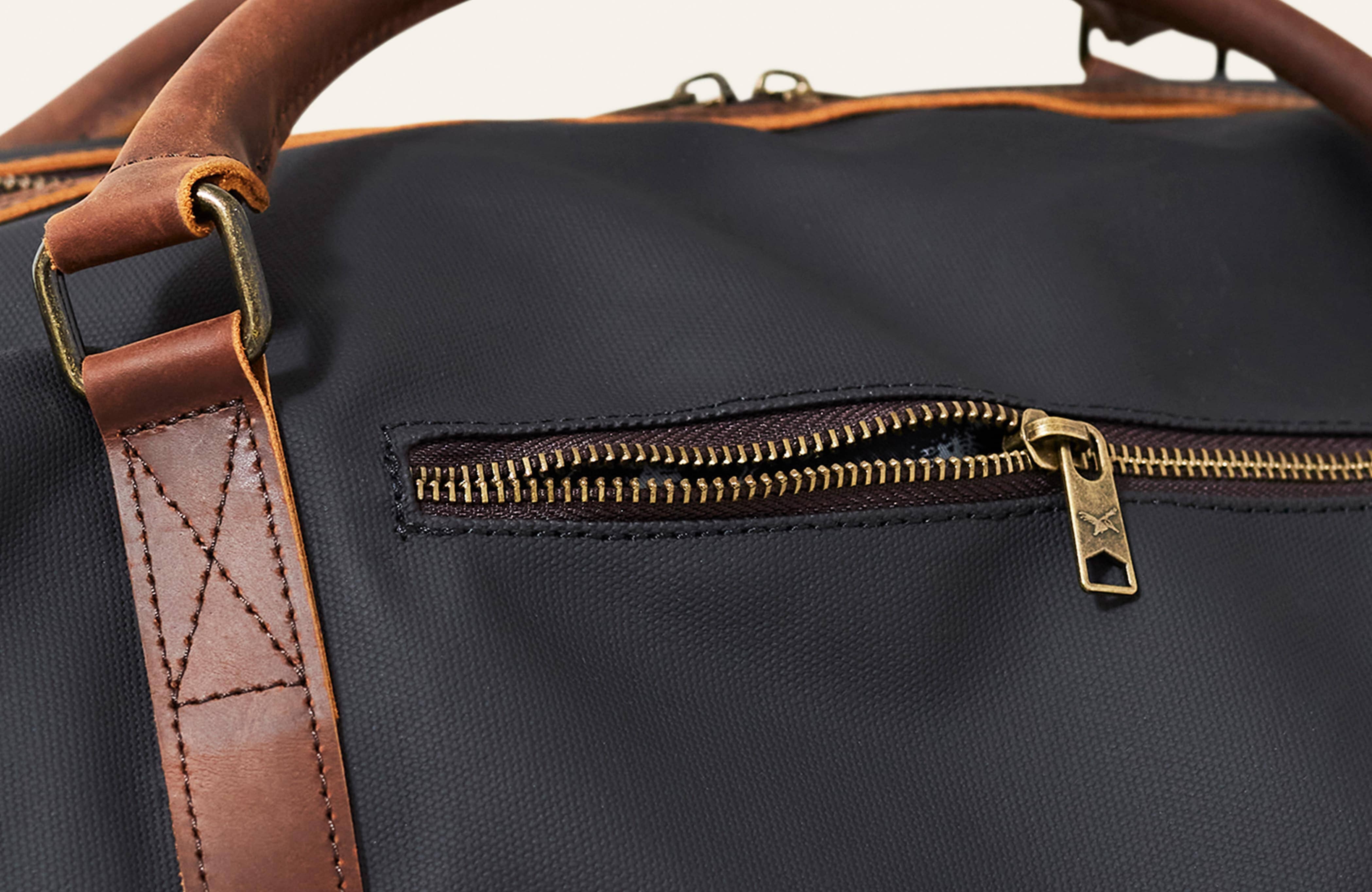 Matte Black Large Weekend Bag Bags- Gandys