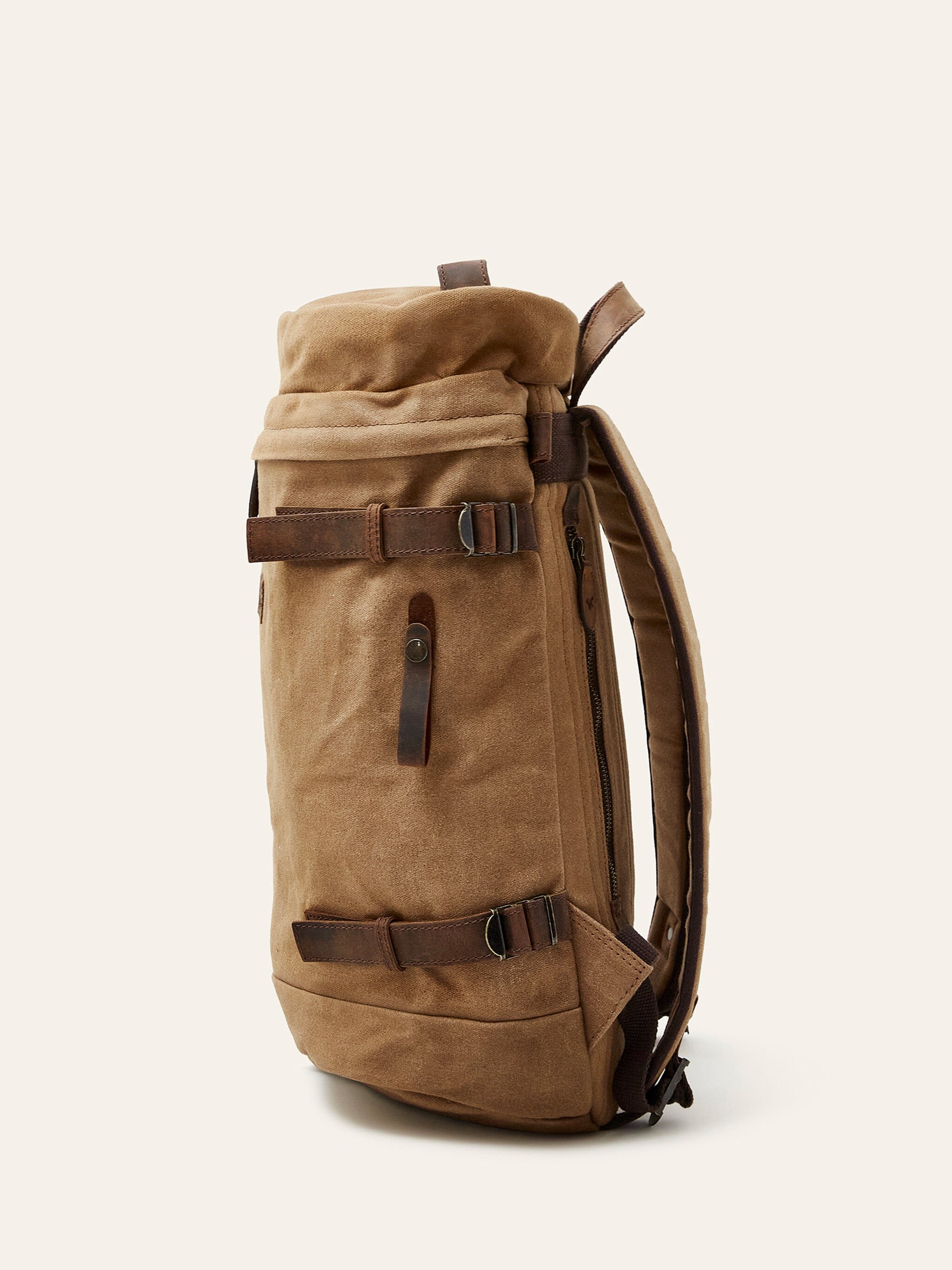 Sand Waxed Cotton Himalaya Backpack Bags- Gandys