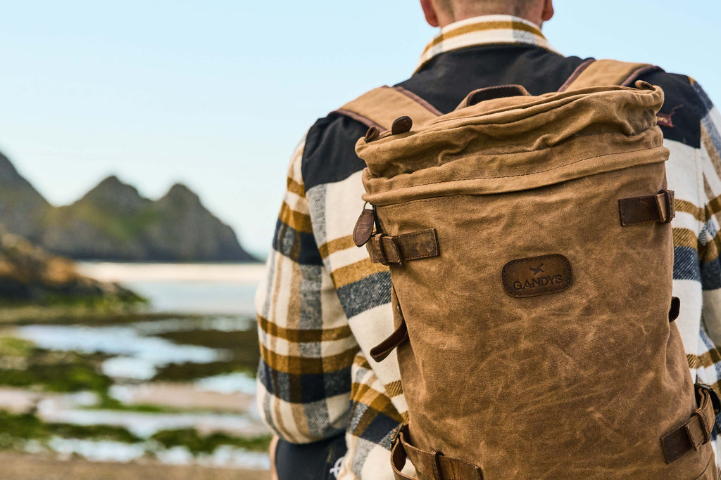 Sand Waxed Cotton Himalaya Backpack