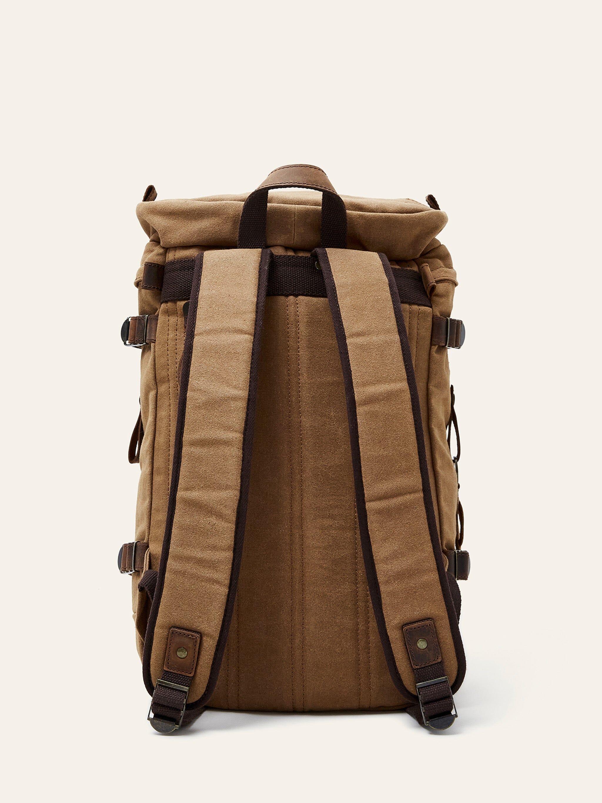 Sand Waxed Cotton Himalaya Backpack Bags- Gandys